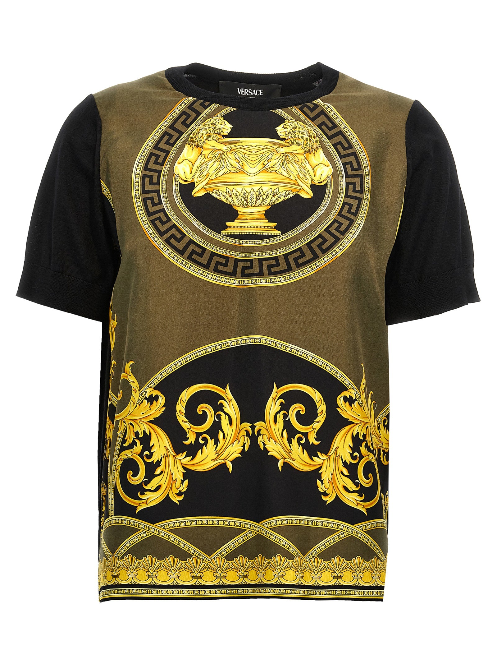 Versace-La Coupe Des Dieux Top Multicolor-Donna