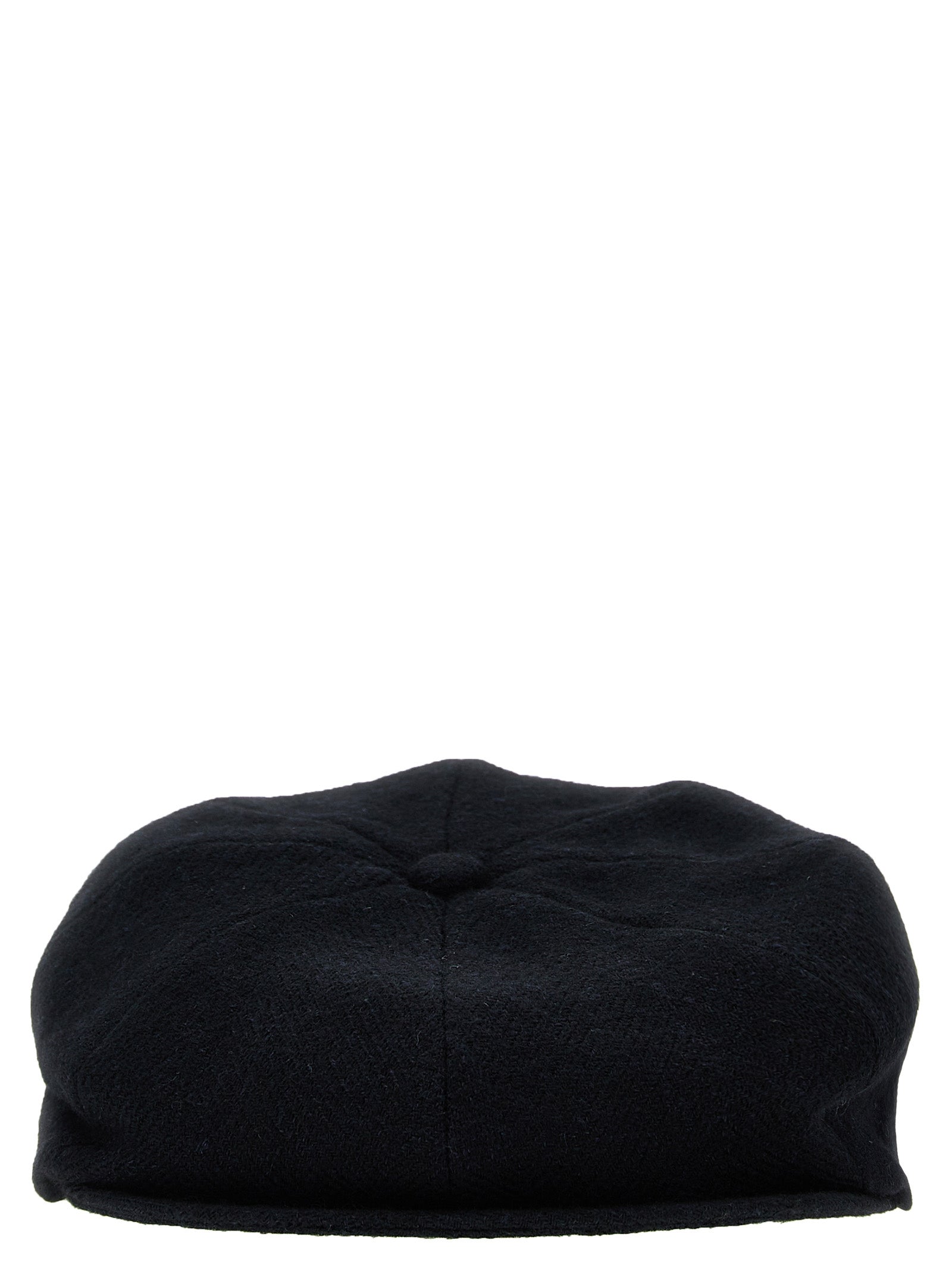 Yohji Yamamoto-Flat Cap Cappelli Nero-Uomo