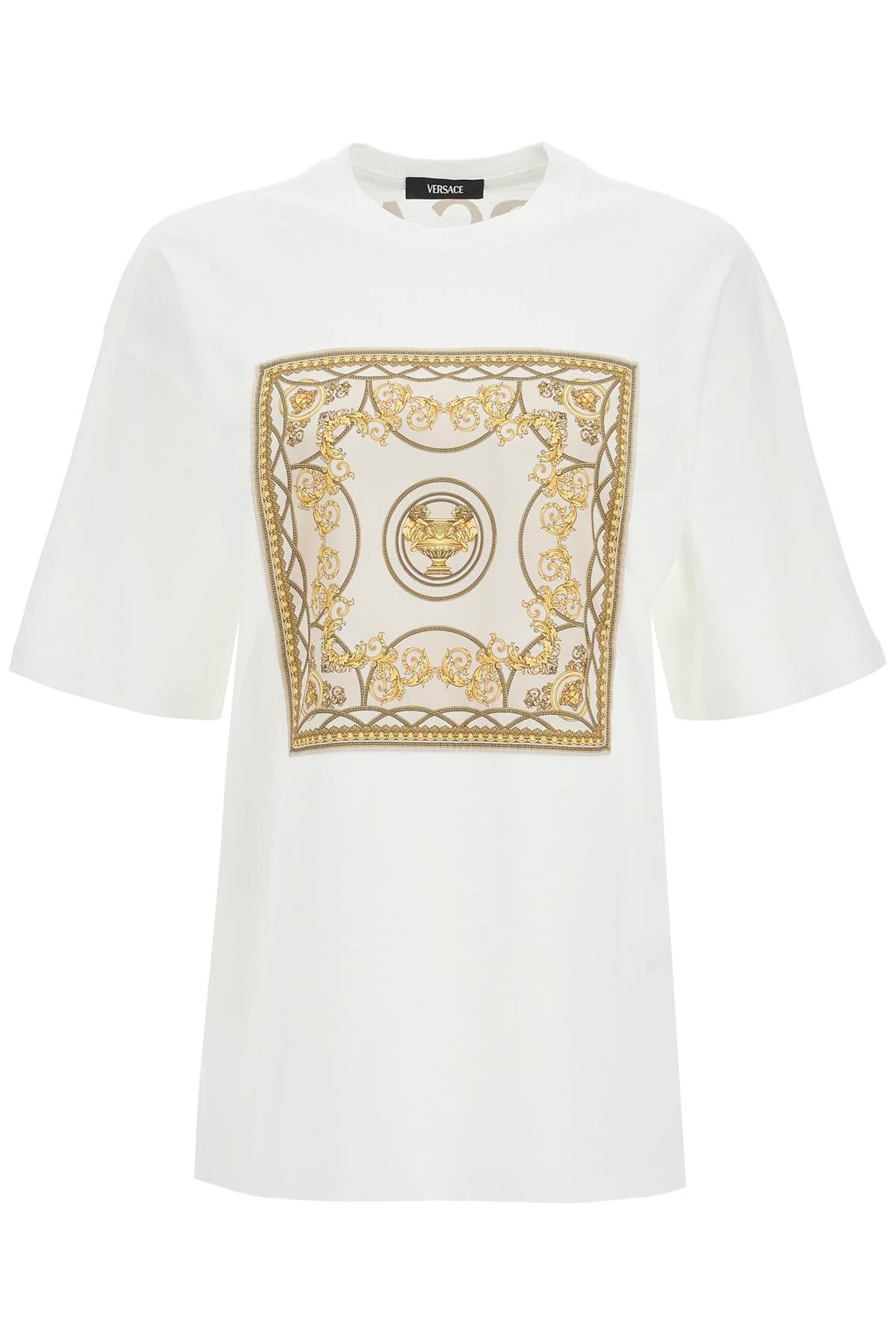 Versace-T Shirt Oversize La Coupe Des Dieux-Donna