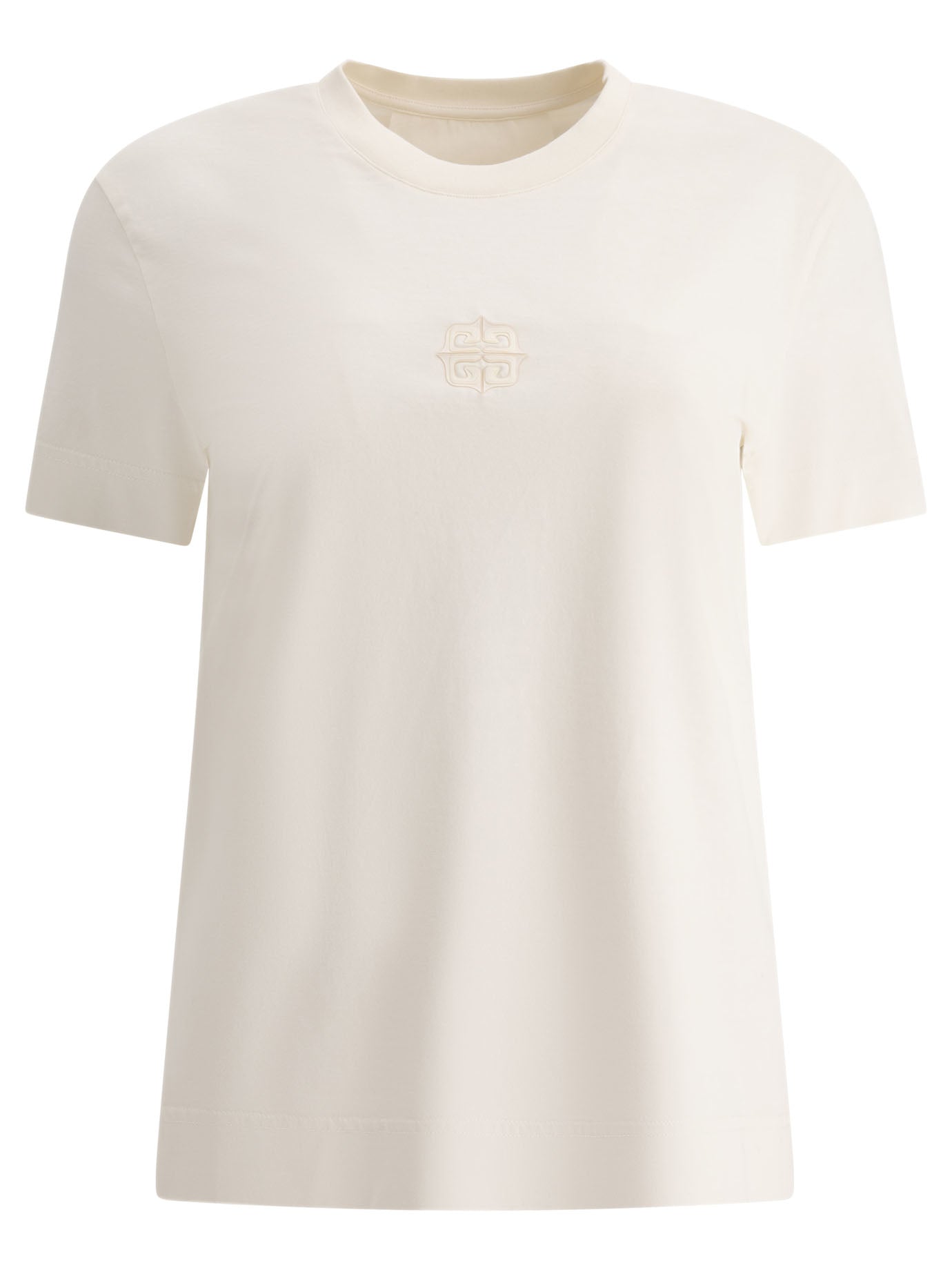 Givenchy-4g Liquid T-Shirts Bianco-Donna