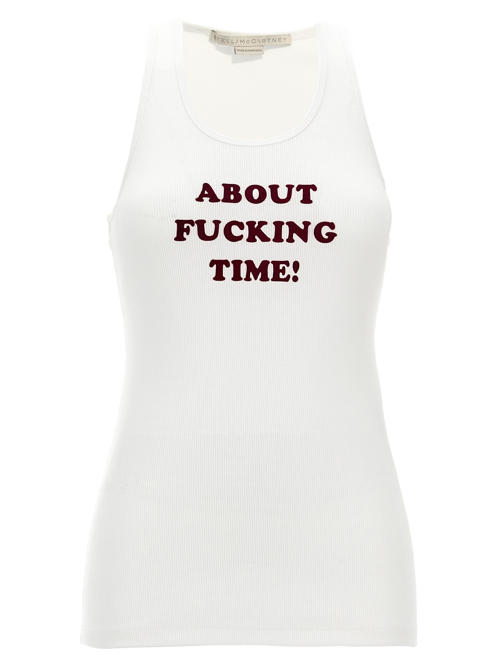 Stella Mccartney-About F* Time Top Bianco-Donna