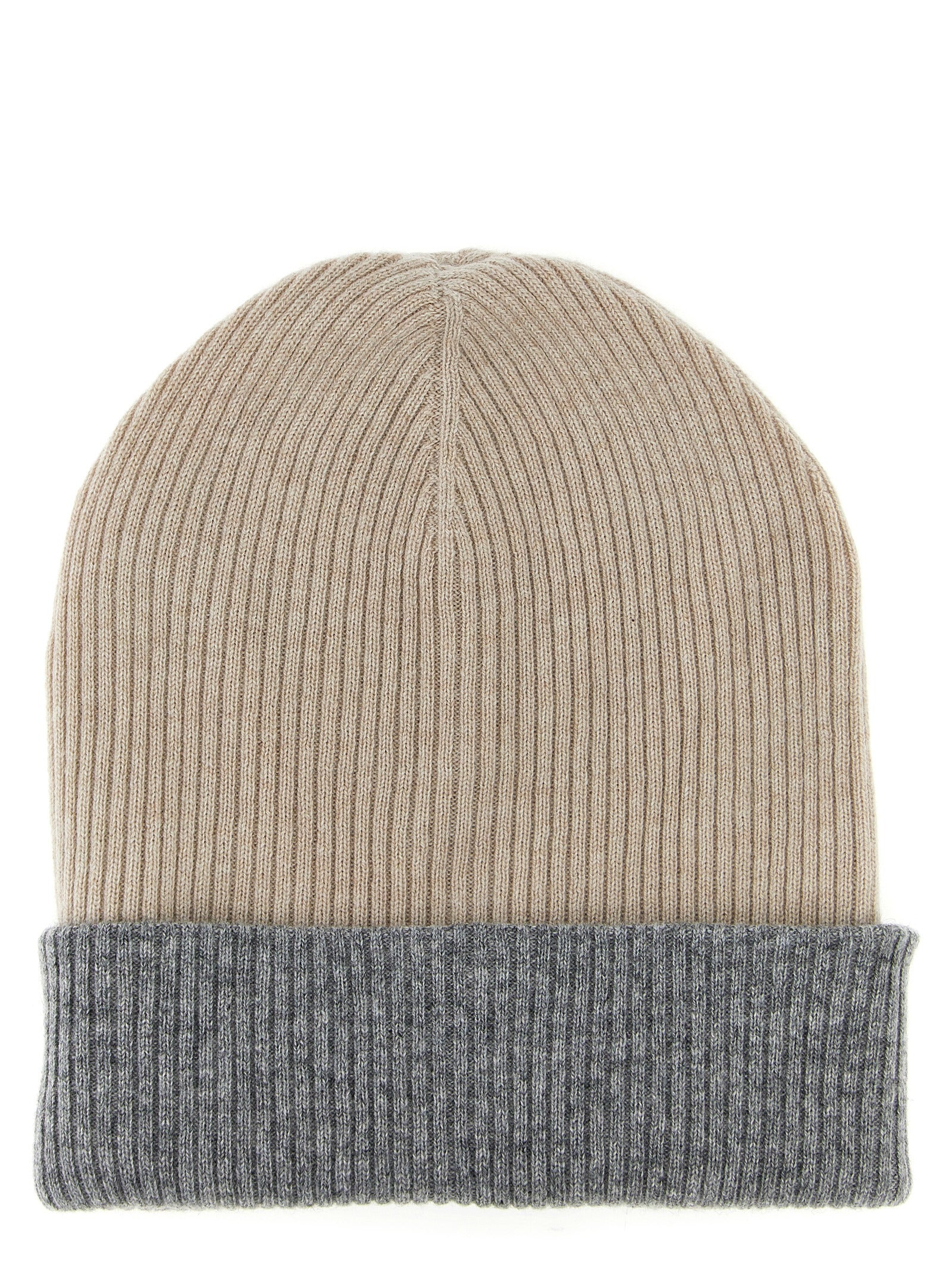 Brunello Cucinelli-Reversible Beanie Cappelli Multicolor-Uomo