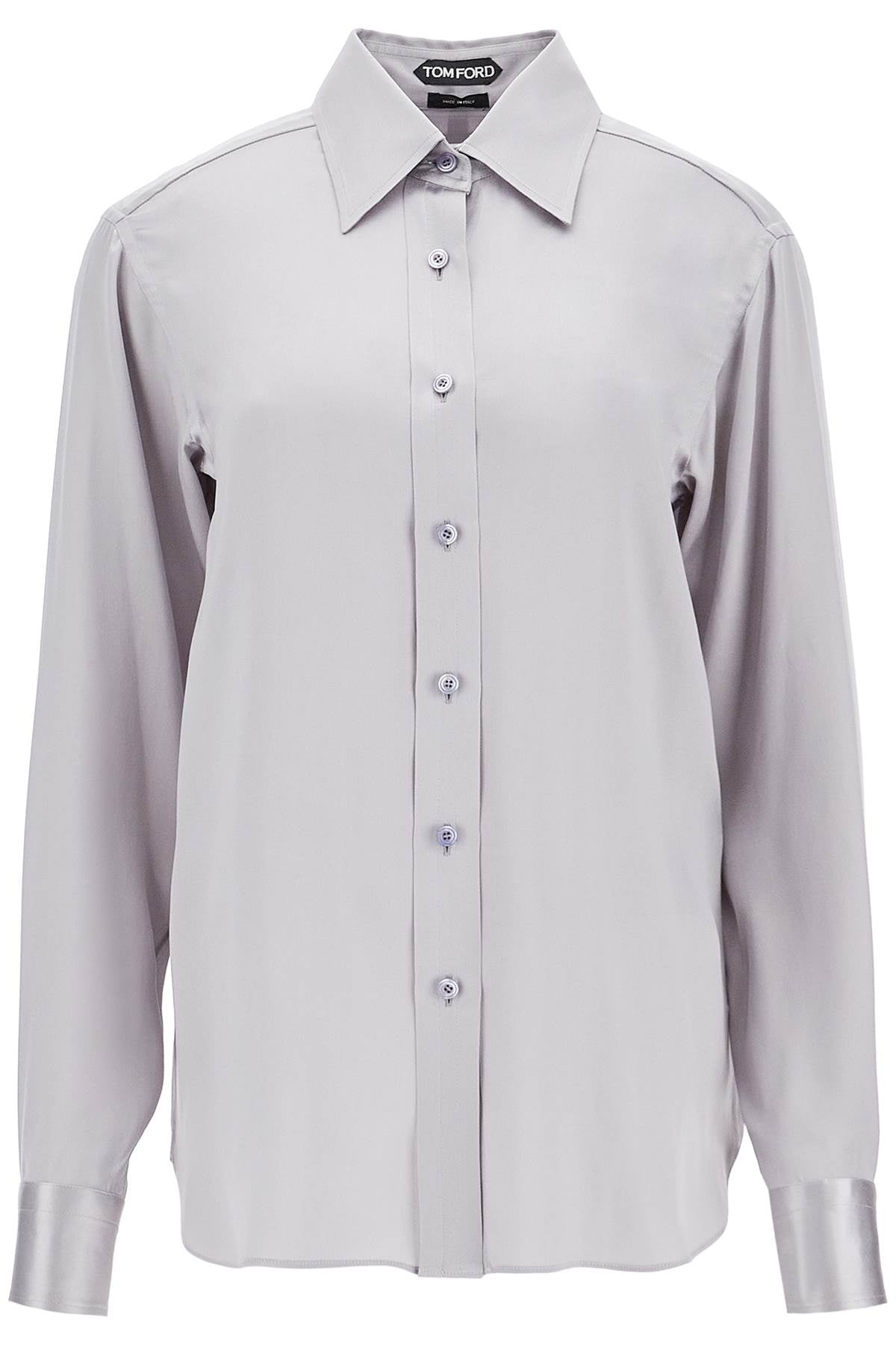 Tom Ford-Camicia In Raso Di Seta-Donna