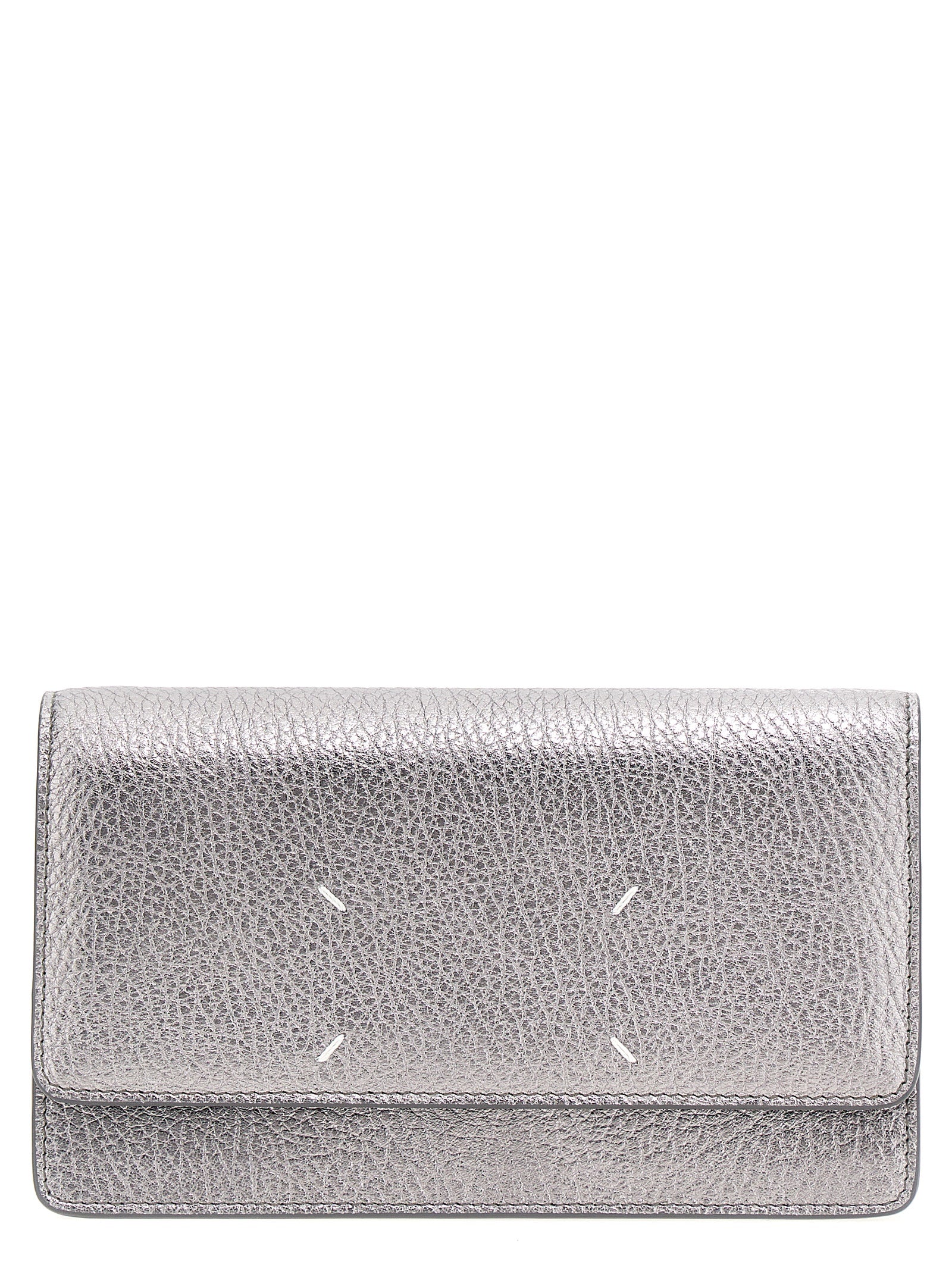 Maison Margiela-Four Stitches Portafogli Silver-Donna