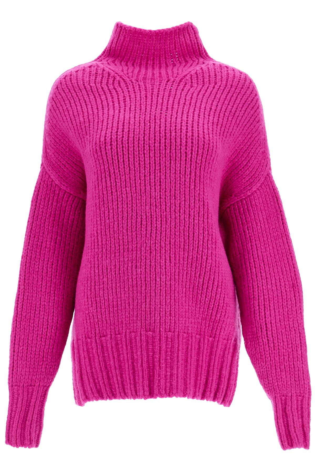 Lanvin-Maglione A Collo Alto In Lana-Donna