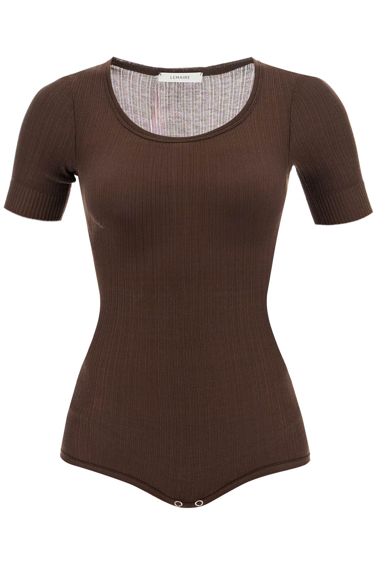 Lemaire-Body A Maniche Corte In Maglia Leggera-Donna