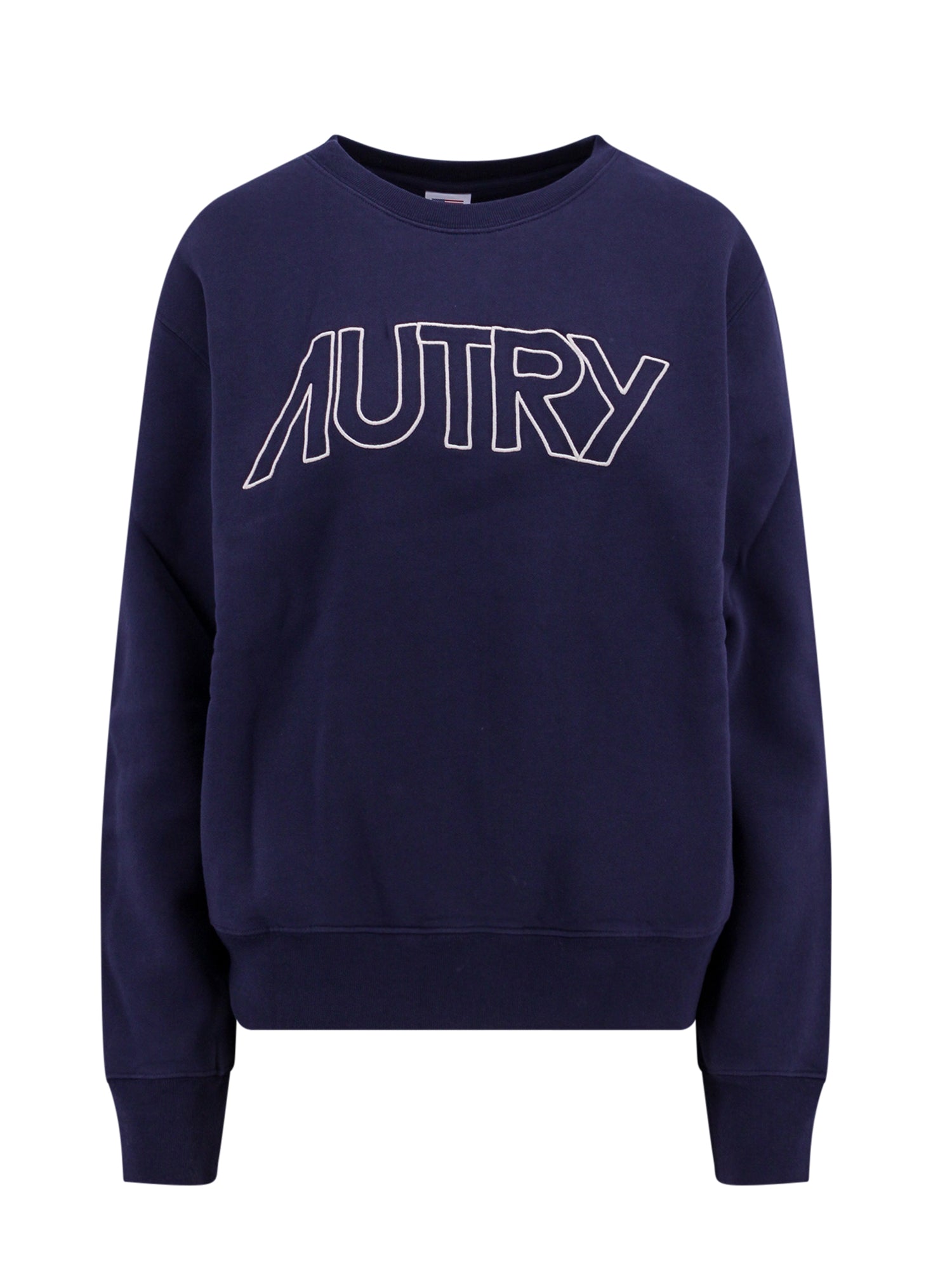 Autry-Felpa in cotone con logo-Donna