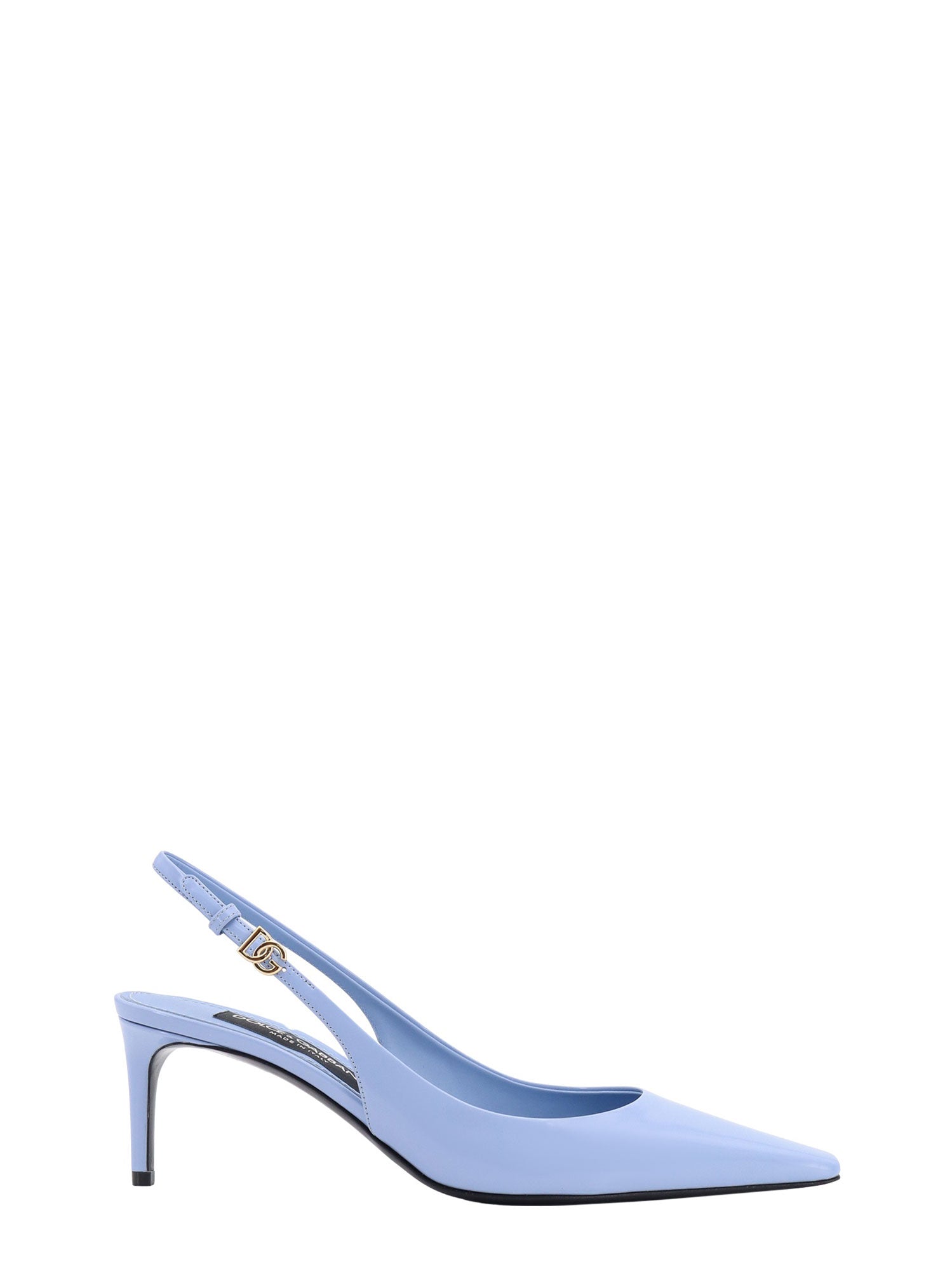 Dolce & Gabbana-Slingback in pelle lucida-Donna