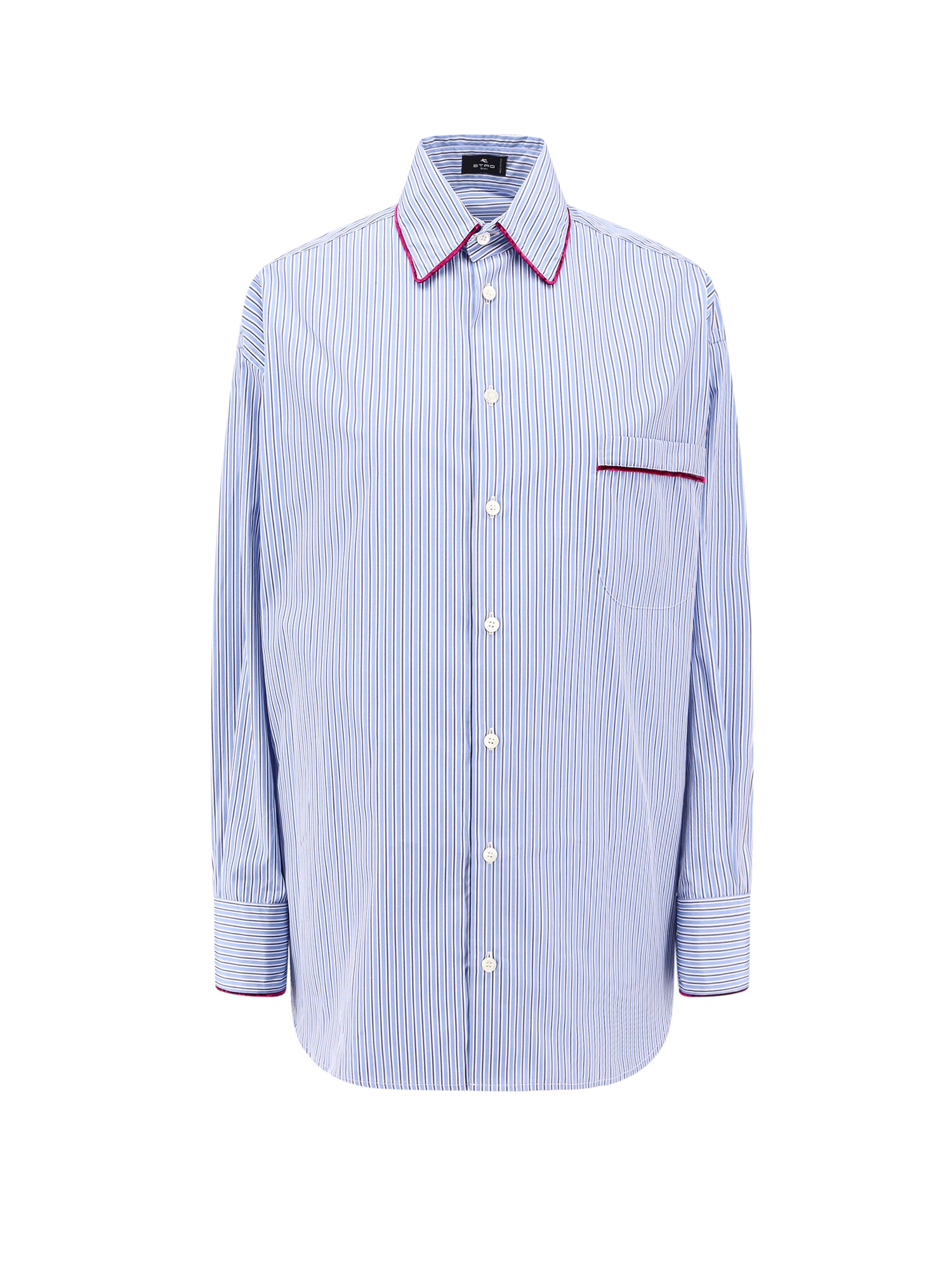 Etro-Camicia in cotone a righe-Donna