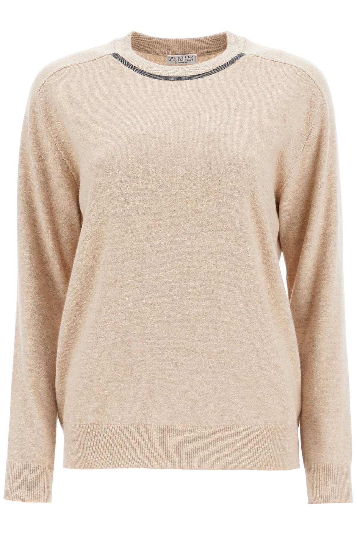 Brunello Cucinelli-Pullover Girocollo In Cashmere-Donna