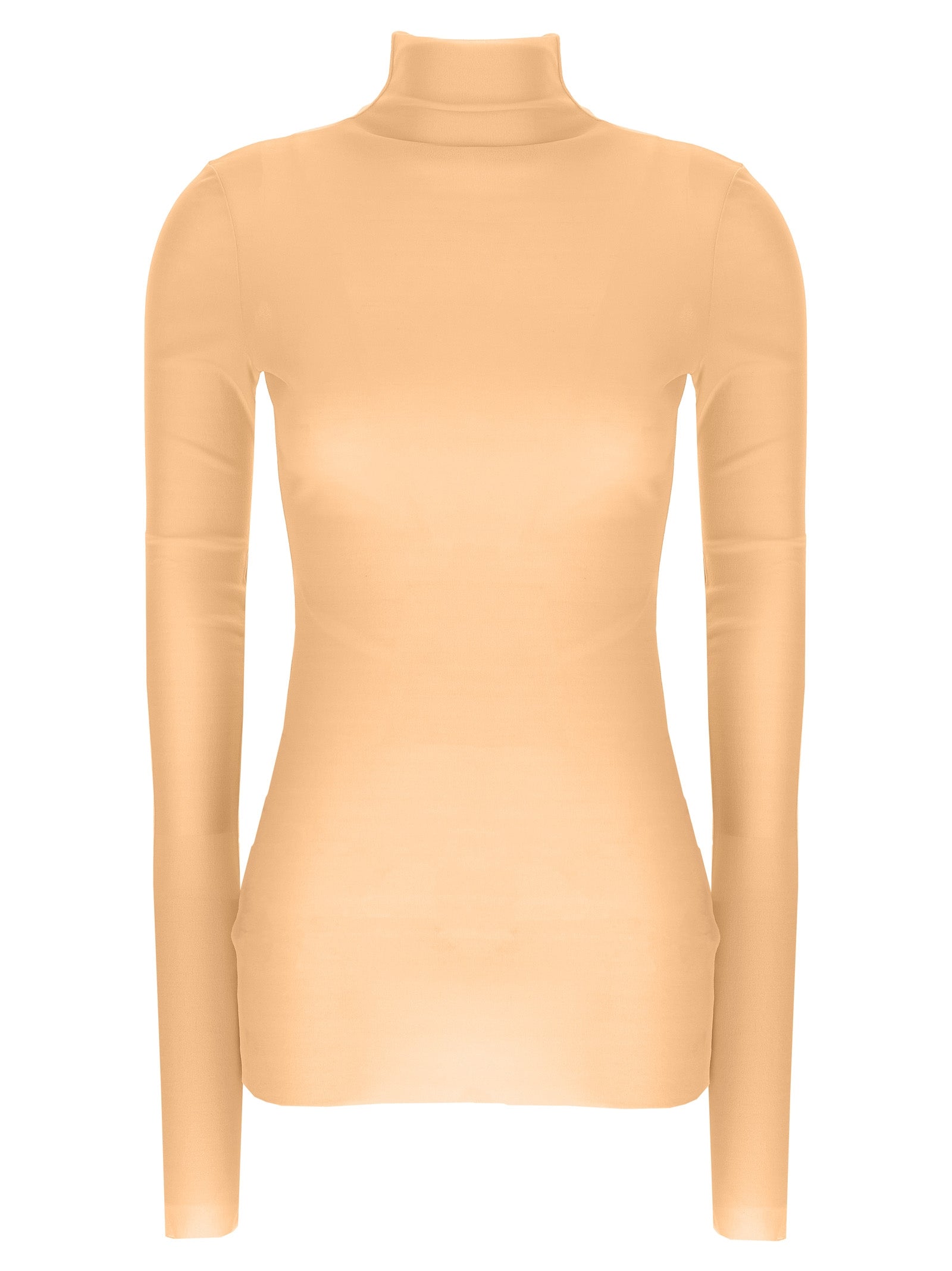 Jil Sander-Silk Turtleneck Top Top Rosa-Donna