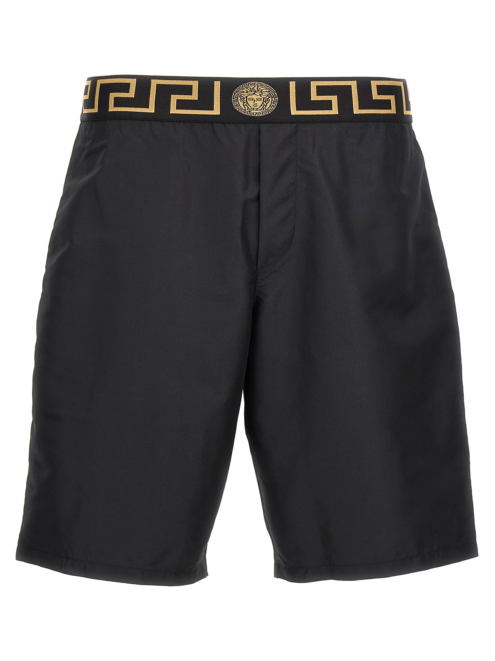 Versace-Greca Beachwear Nero-Uomo