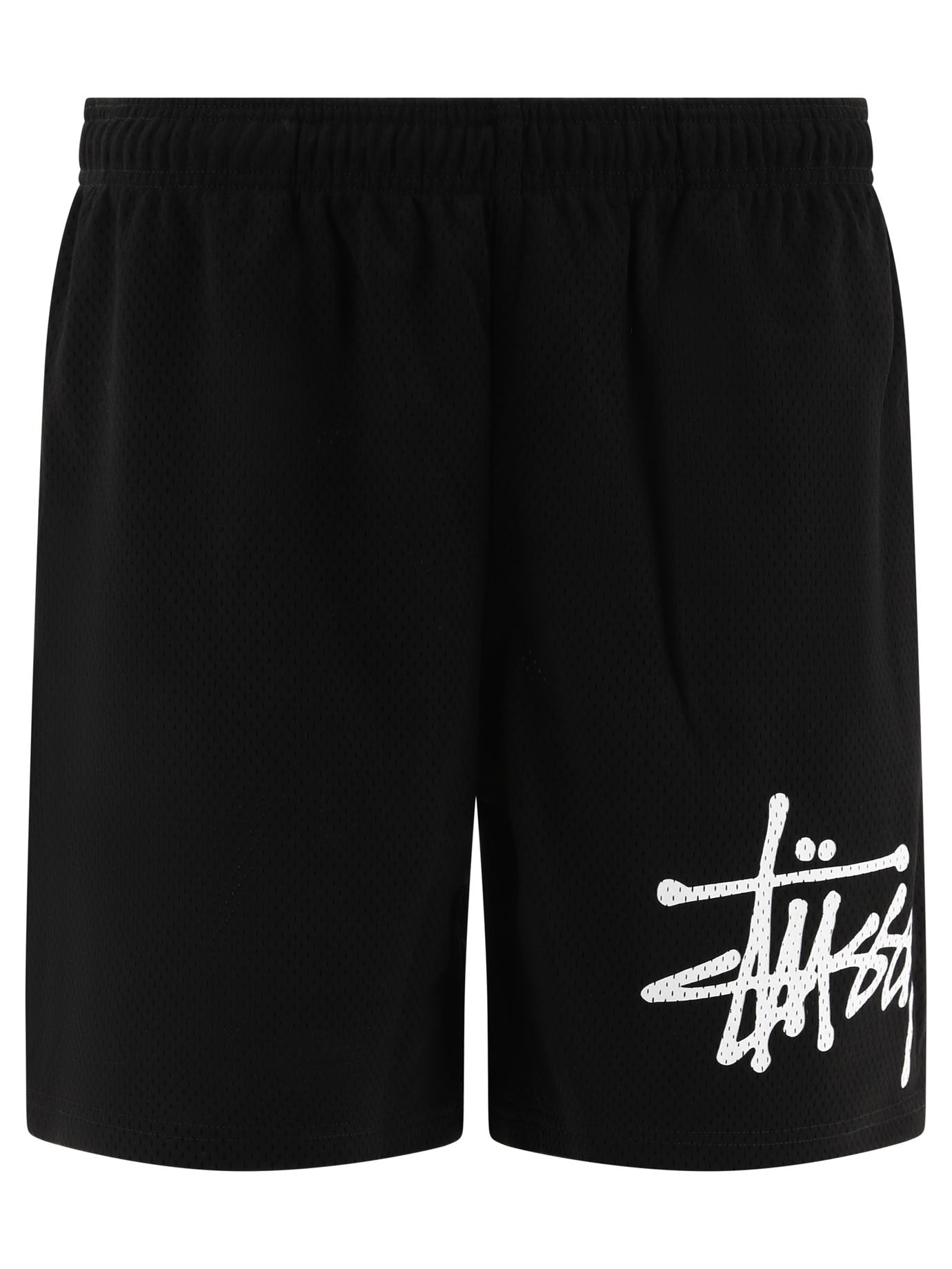 StüSsy-Big Basic Mesh Short Nero-Uomo