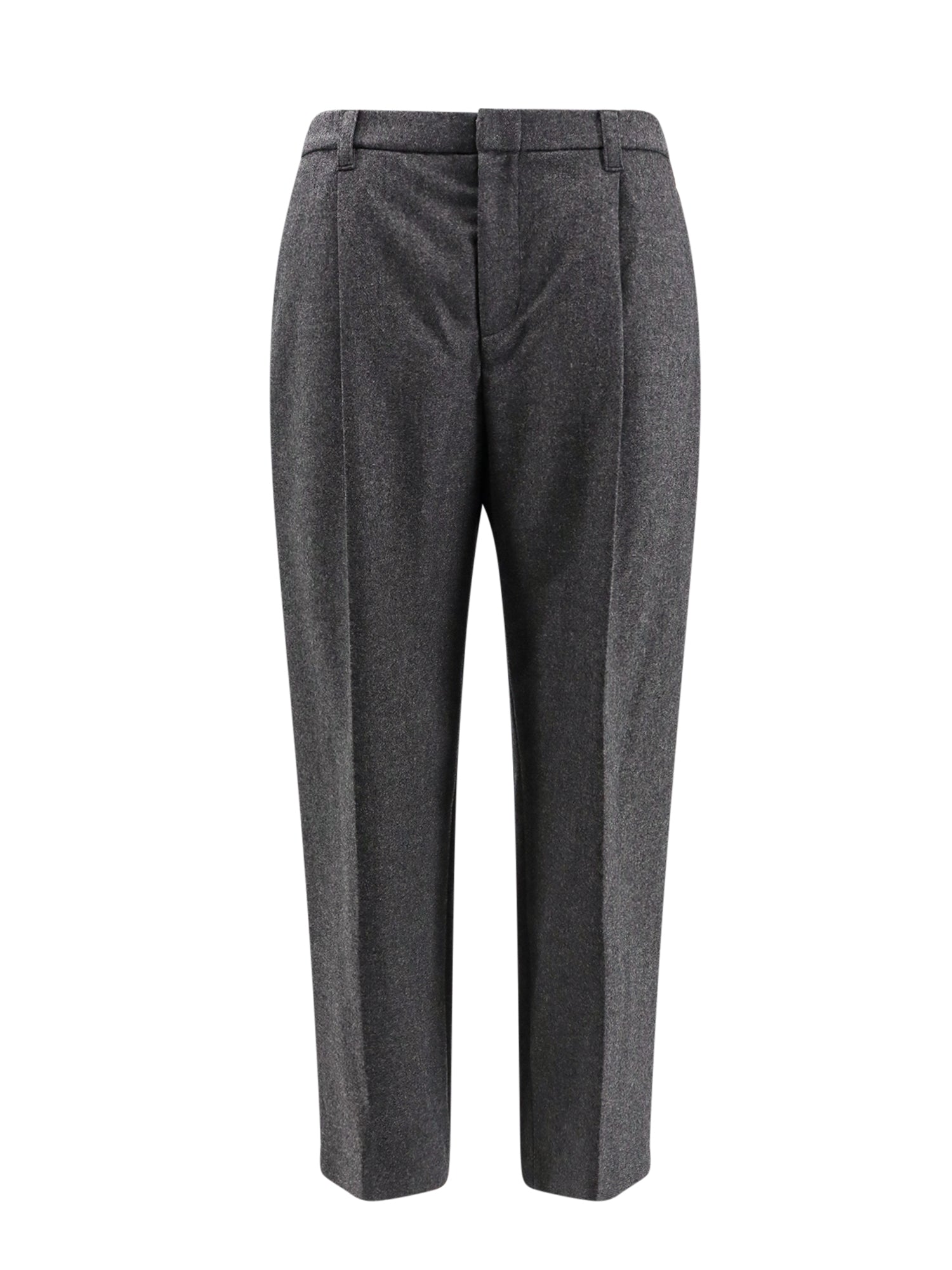 Brunello Cucinelli-Pantalone in lana e cashmere-Donna