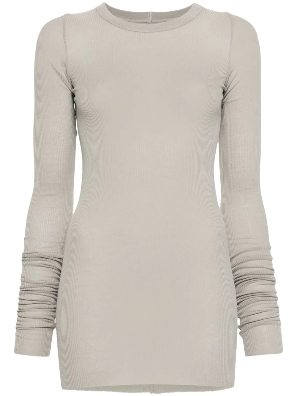 Rick Owens-T-shirt Rib LS T a coste-Donna