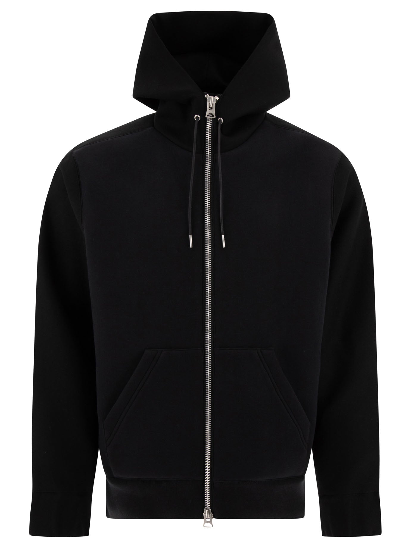 Sacai-Hoodie-Style Bomber Jacket Giacche Nero-Uomo