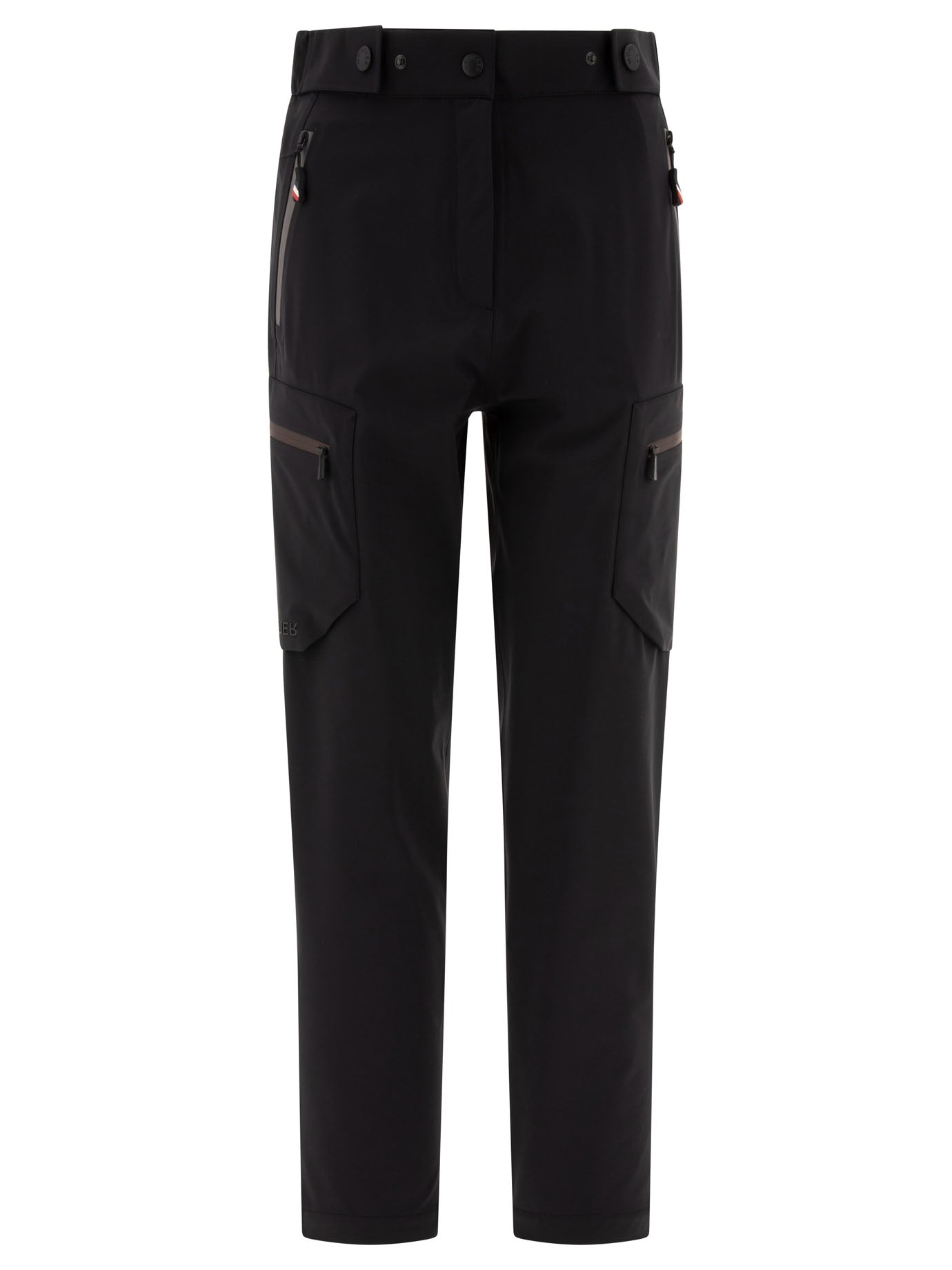 Moncler Grenoble-Sport Trousers Nero-Donna