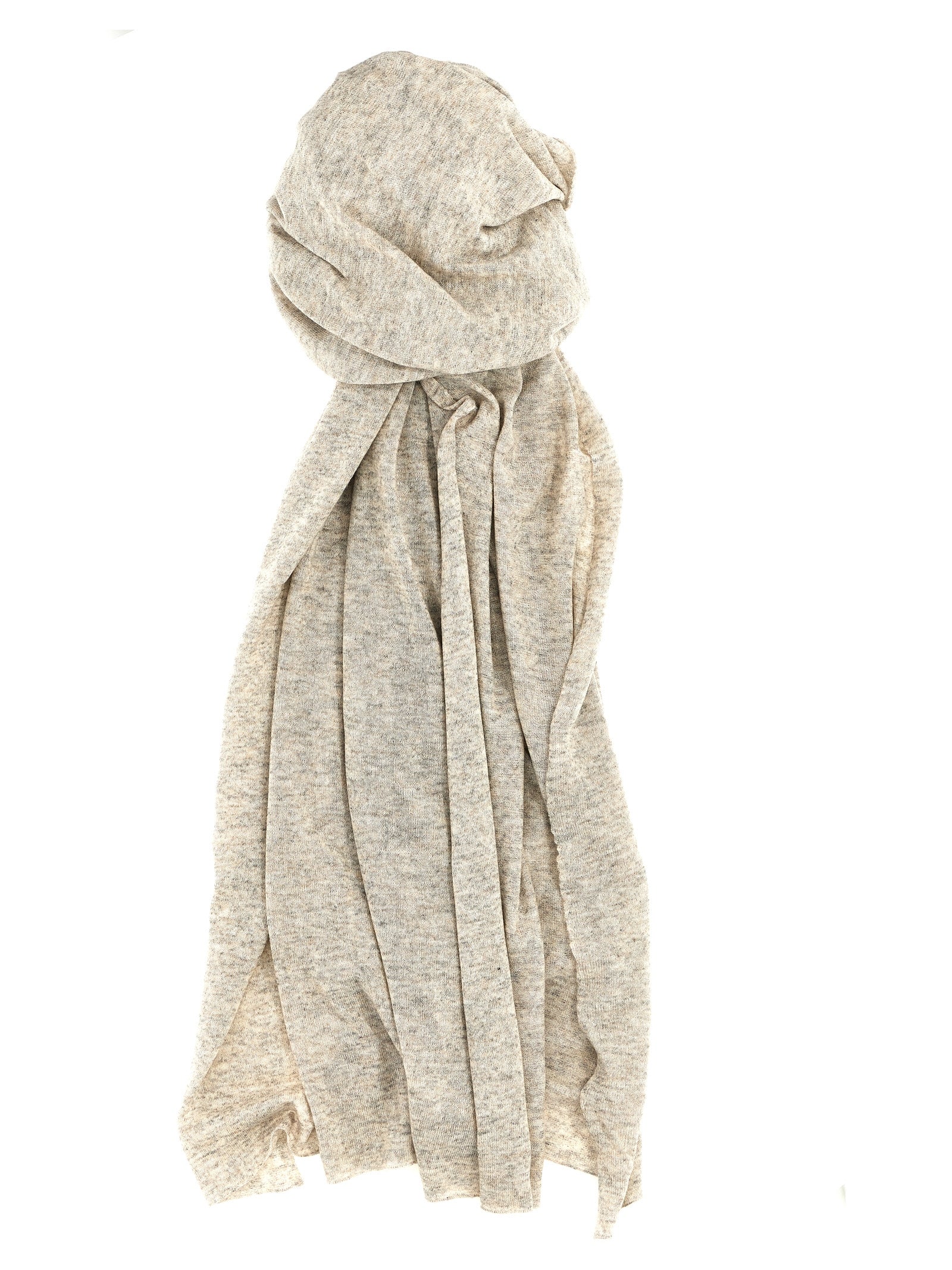 Brunello Cucinelli-Cashmere Scarf Sciarpe Grigio-Donna