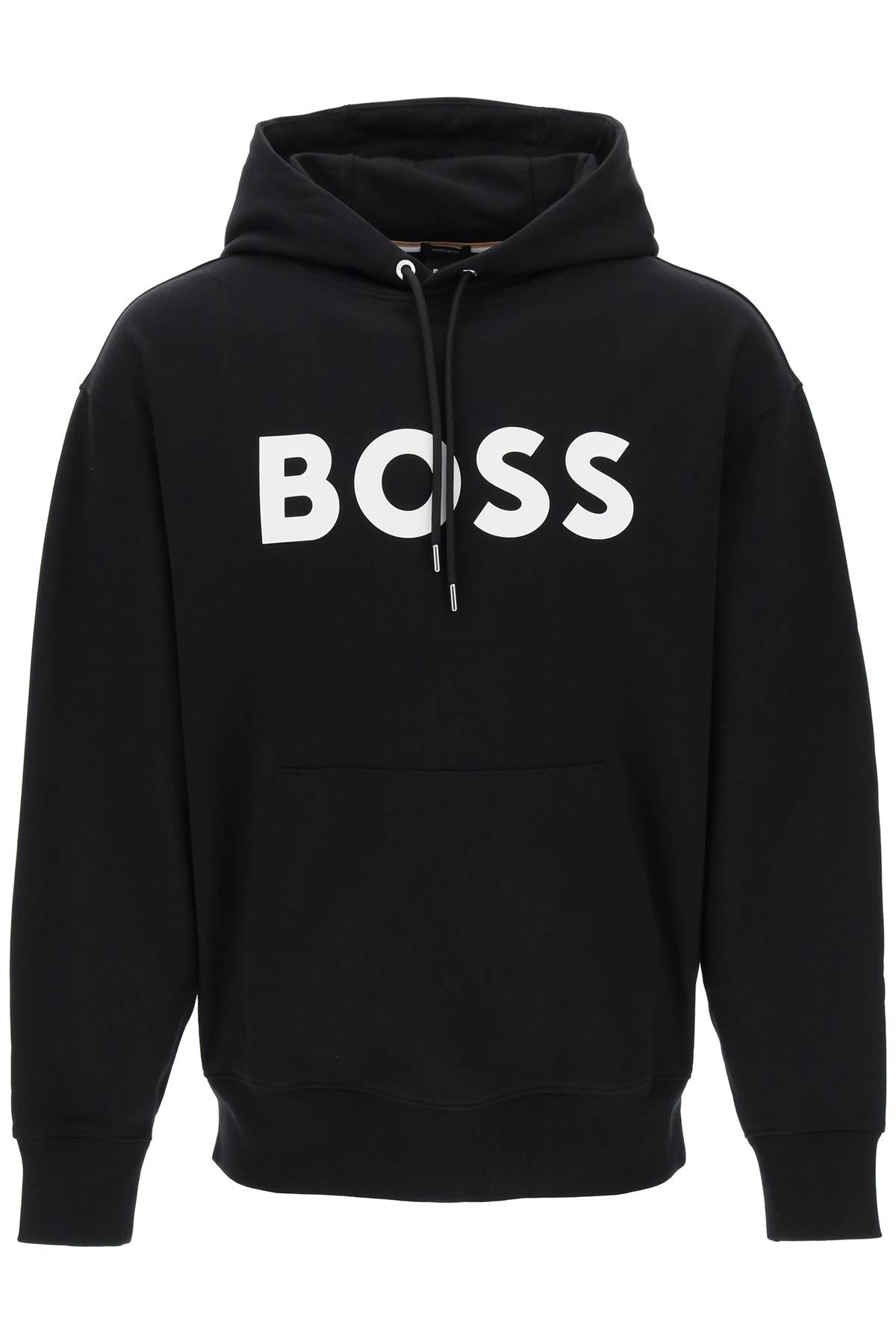 Boss-Felpa Logata Con Cappuccio Sullivan-Uomo