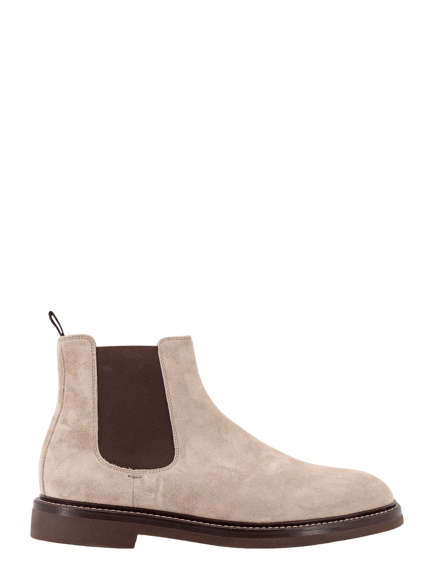 Brunello Cucinelli-Stivali in suede-Uomo