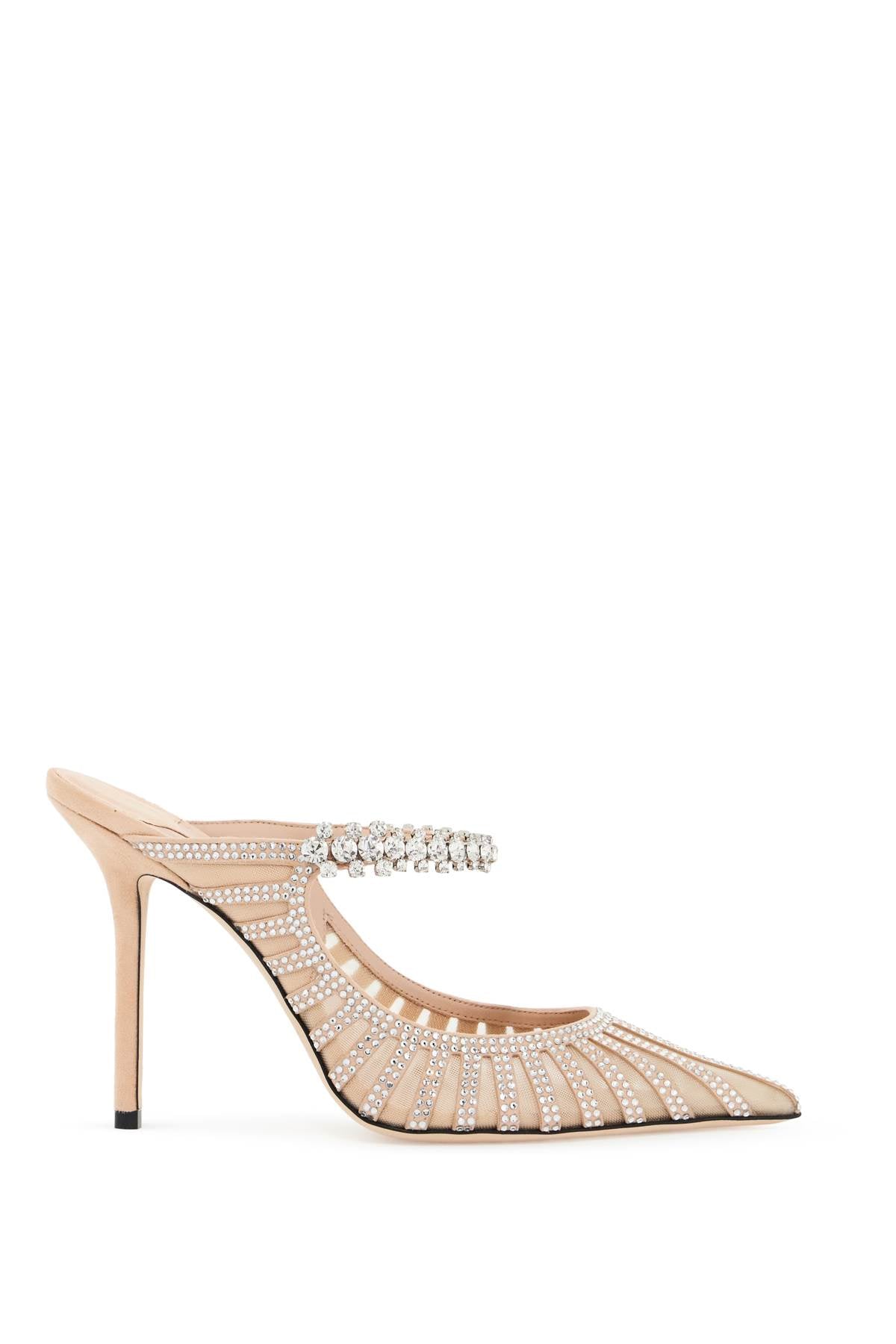 Jimmy Choo-Mules Bing 100 Con Cristalli-Donna