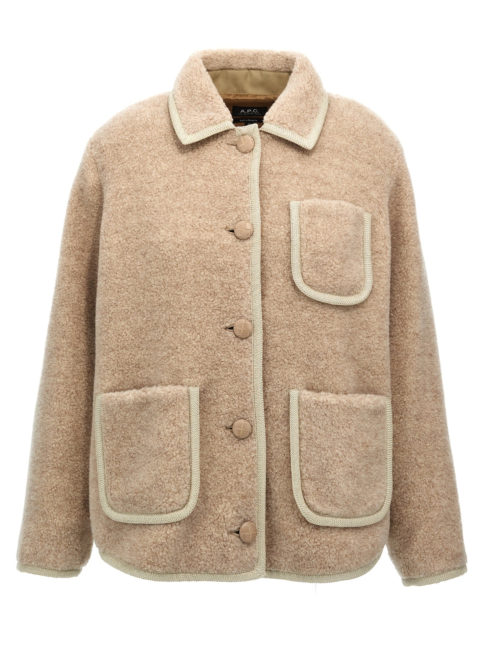 A. P.C.-Esther Giacche Beige-Donna