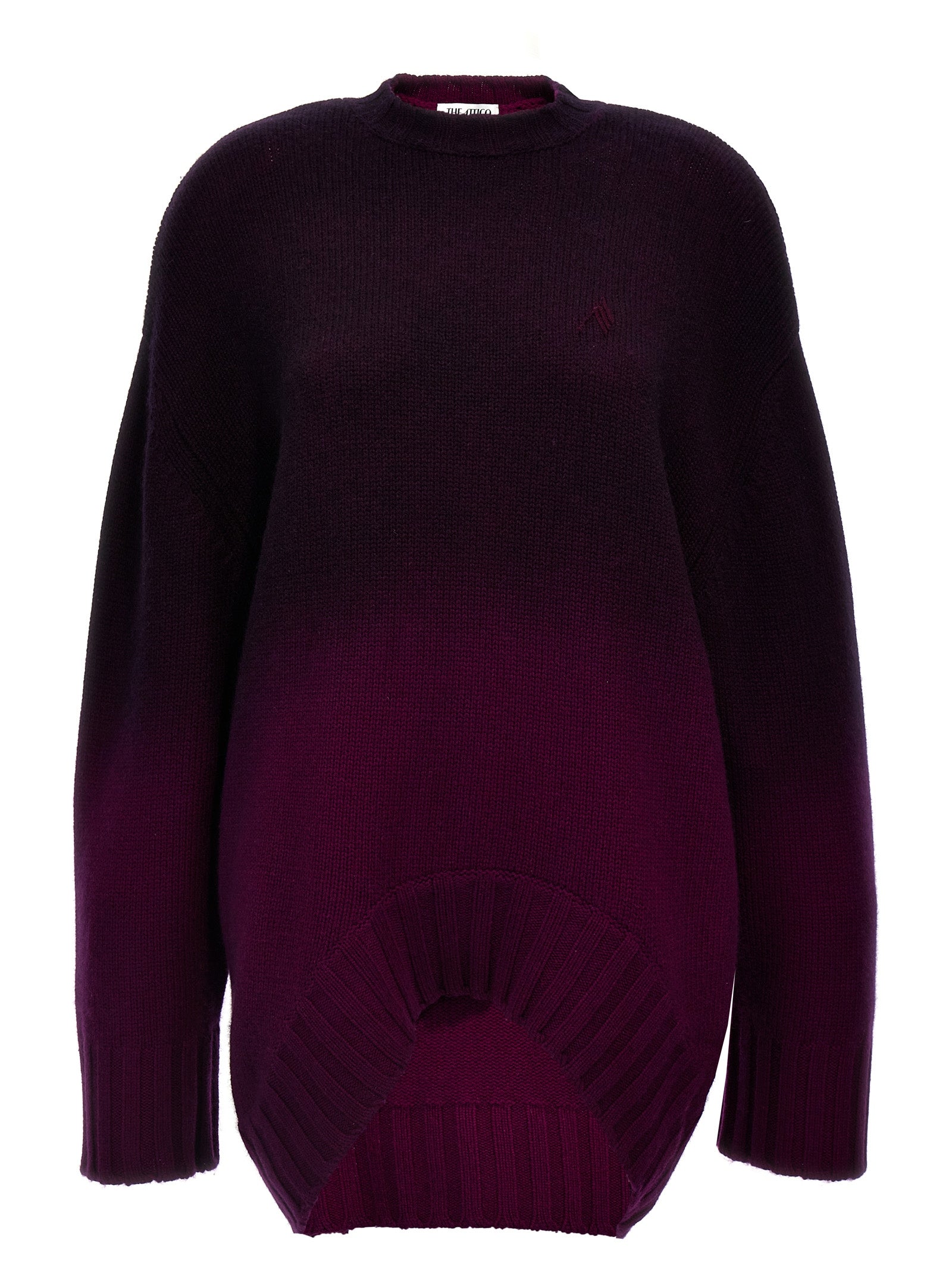 The Attico-Oversized Knit Dress Abiti Viola-Donna