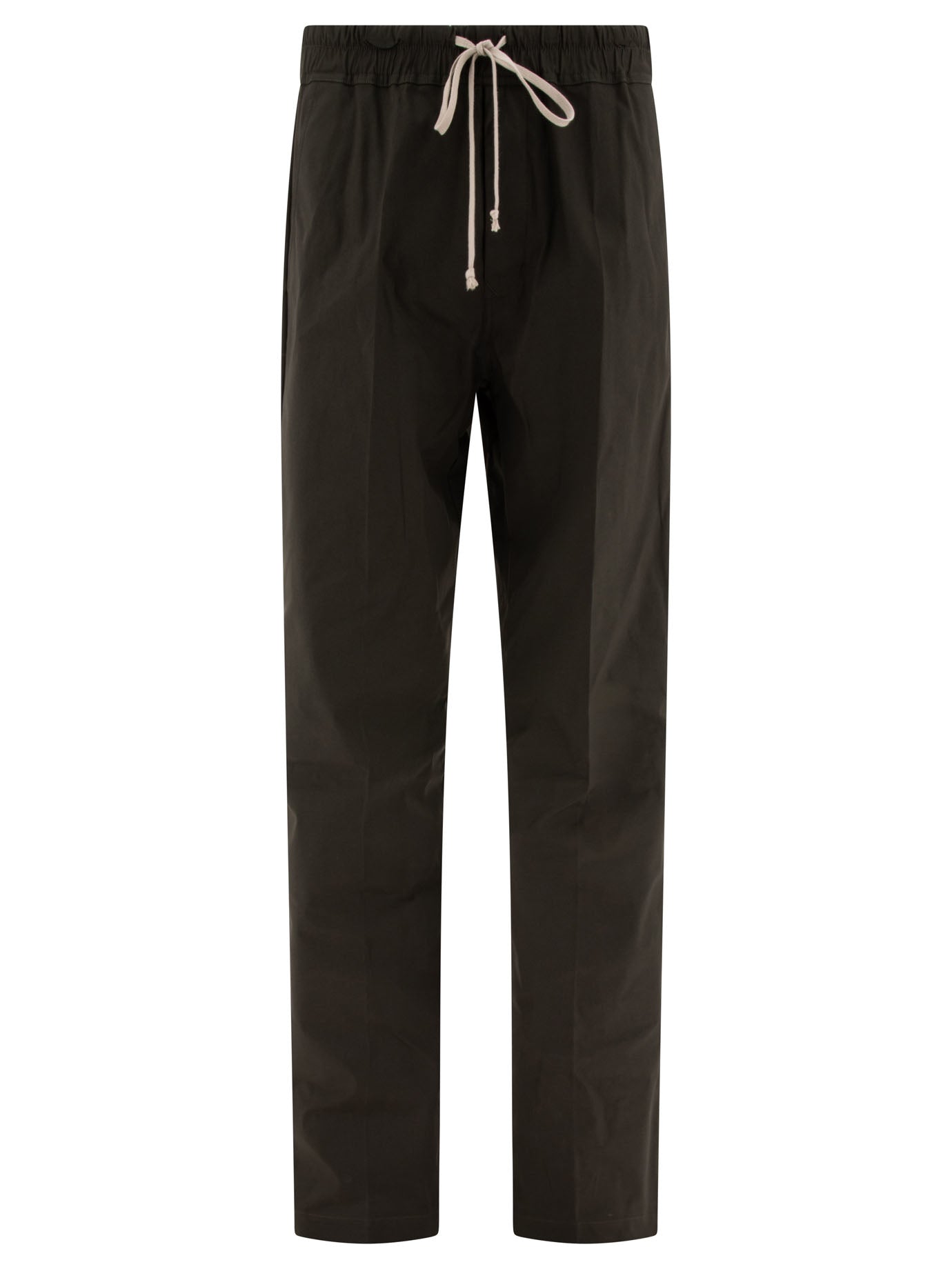 Rick Owens-Dietrich Drawstring Trousers Verde-Uomo