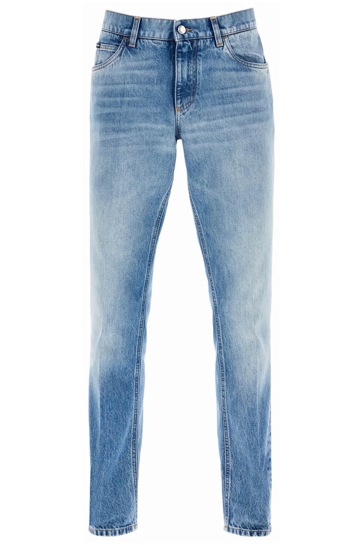 Dolce & Gabbana-Jeans Regular Vita Bassa-Uomo