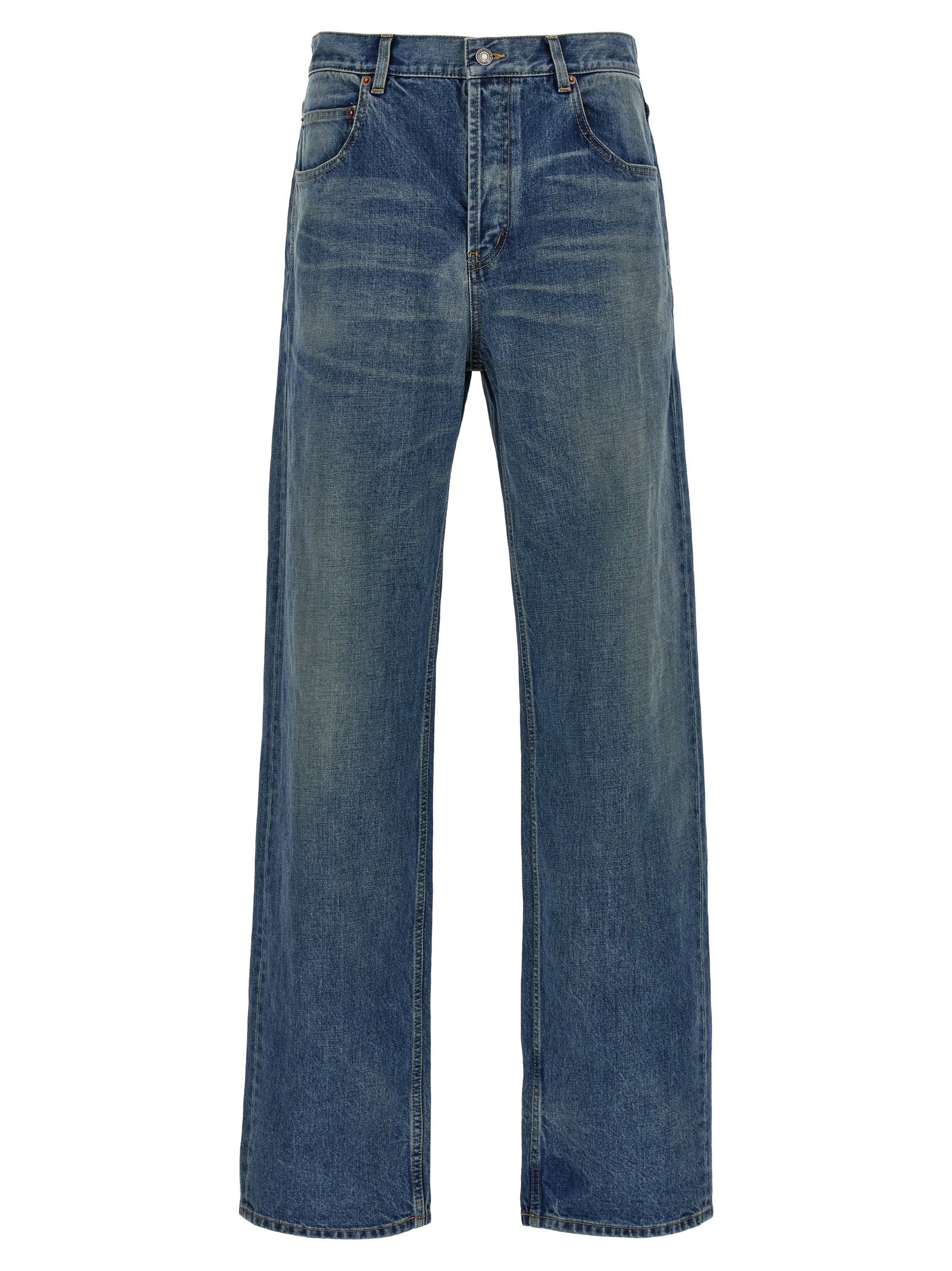 Saint Laurent-Benjamin Blue Jeans Blu-Uomo