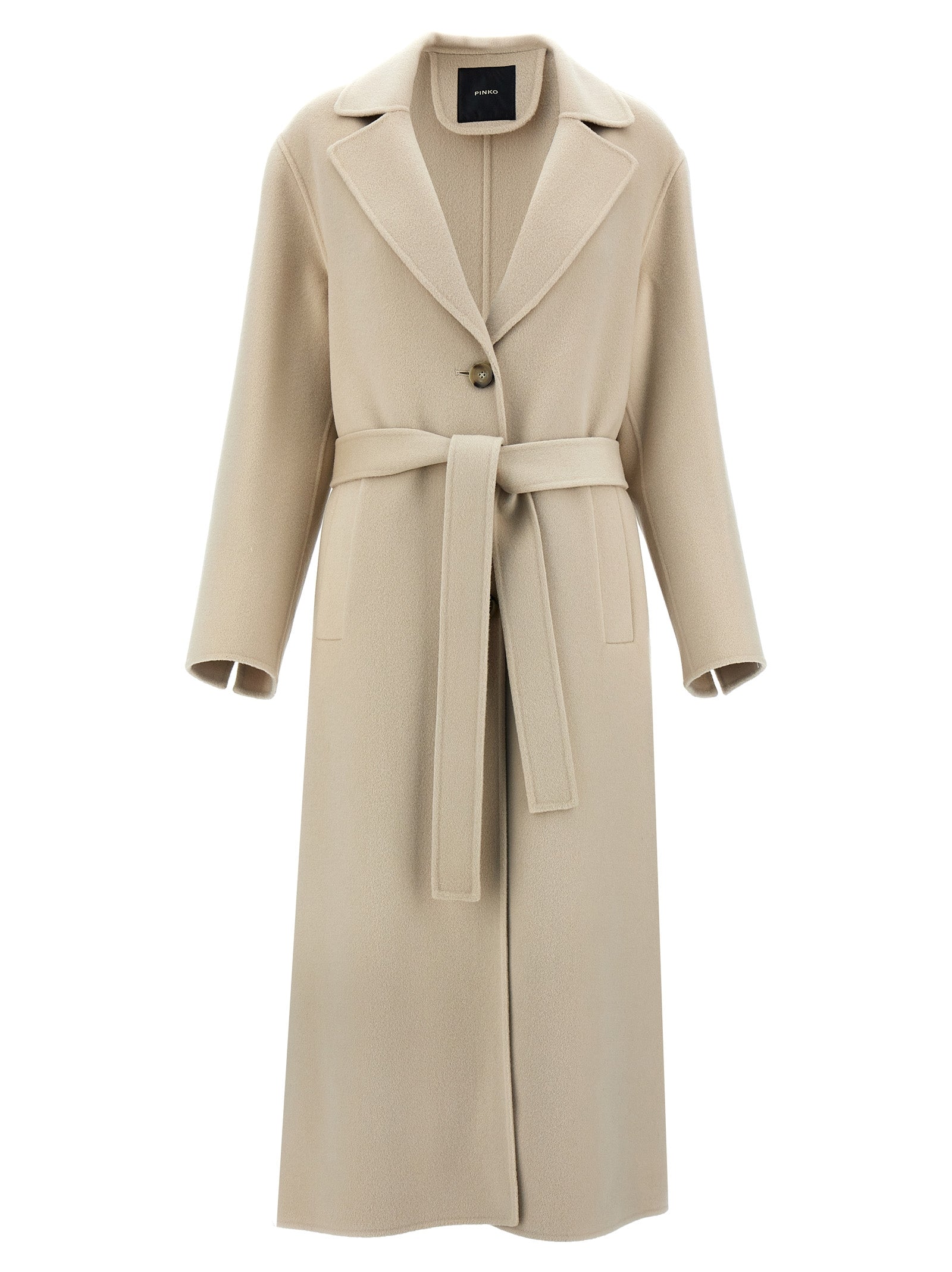 Pinko-Cornice Trench E Impermeabili Beige-Donna