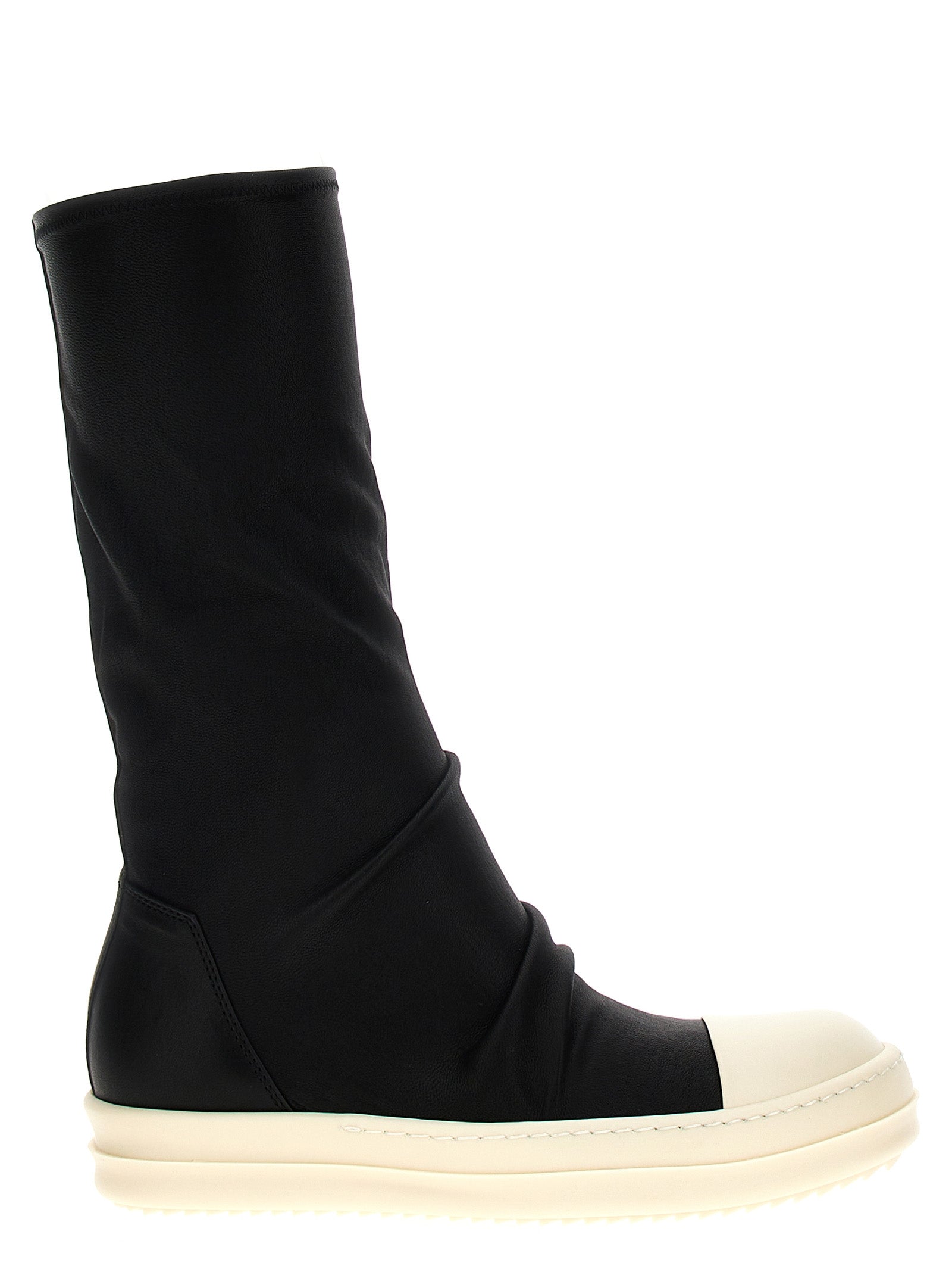 Rick Owens-Sock Sneaks Sneakers Bianco/Nero-Donna