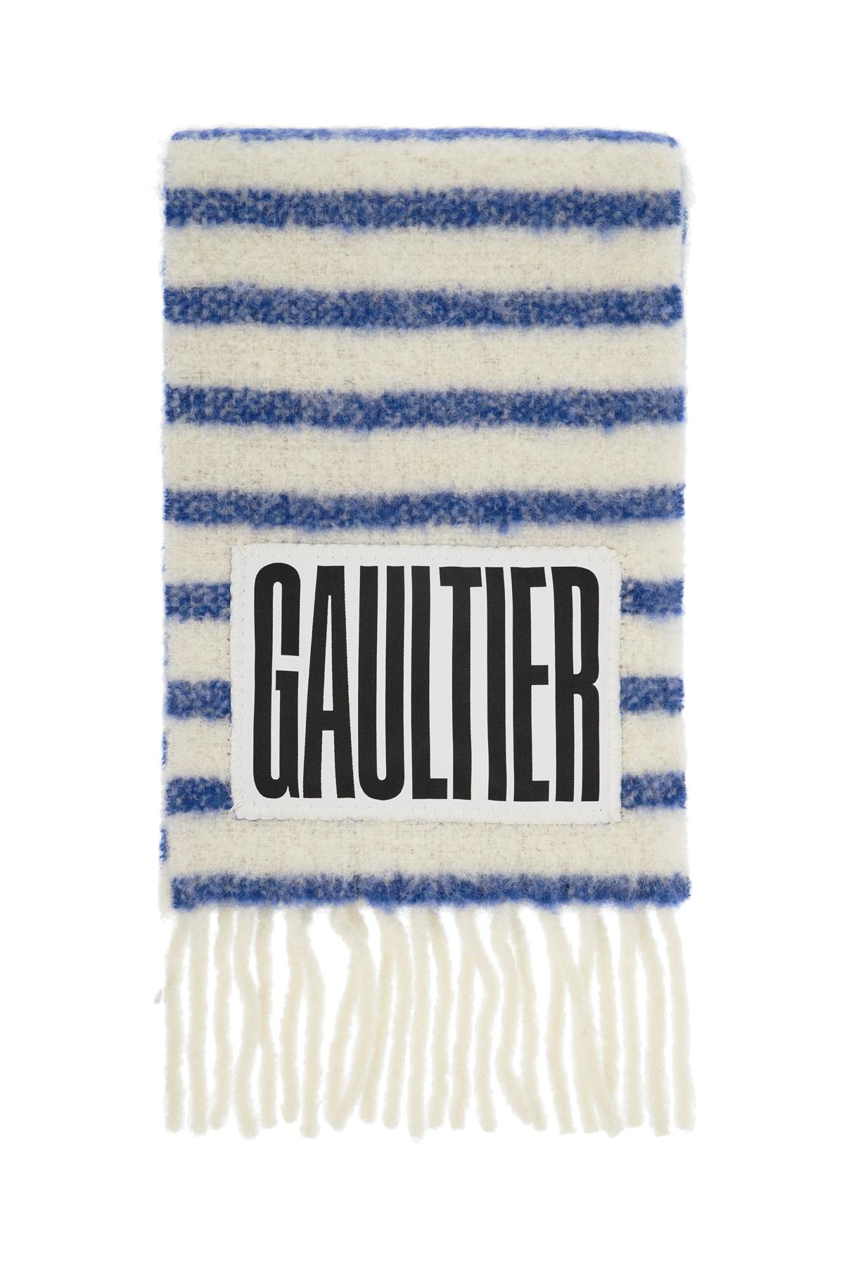 Jean Paul Gaultier-Sciarpa A Righe The Marinière In Misto Alpaca-Donna