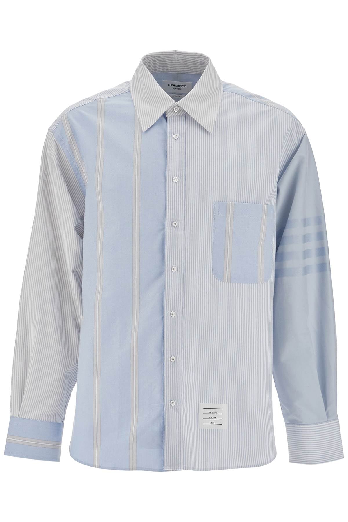 Thom Browne-Camicia Oversize 4 Bar-Uomo