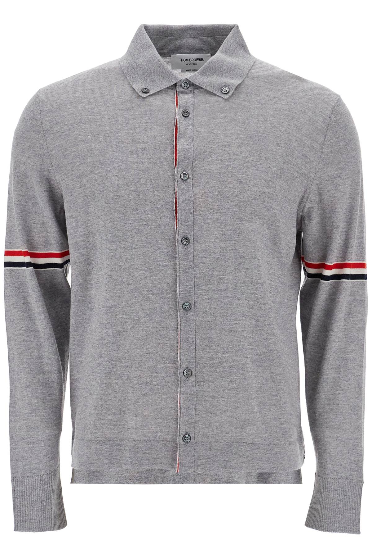 Thom Browne-Cardigan Button Down In Lana-Uomo