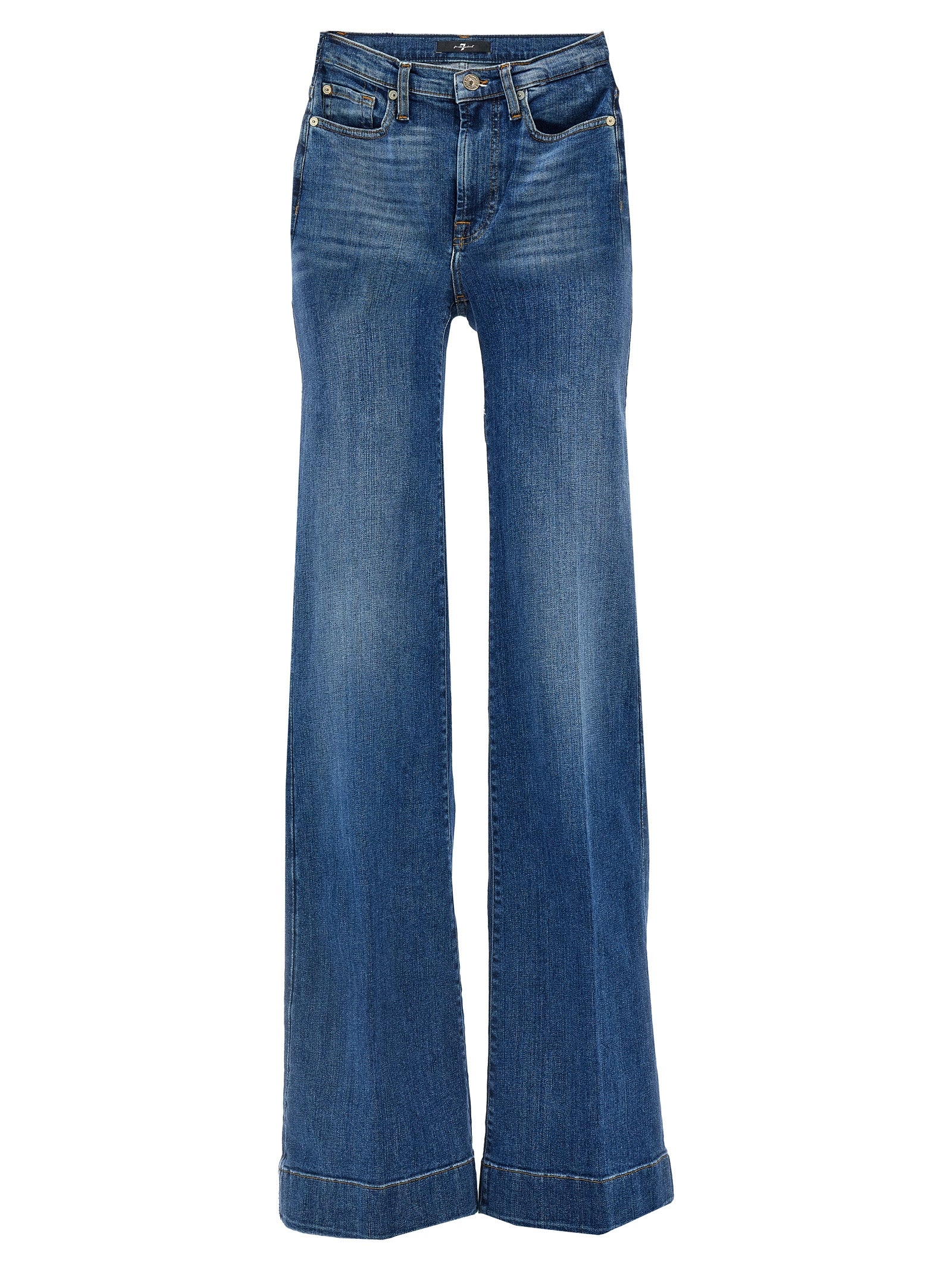 7 For All Mankind-Modern Dojo Jeans Blu-Donna