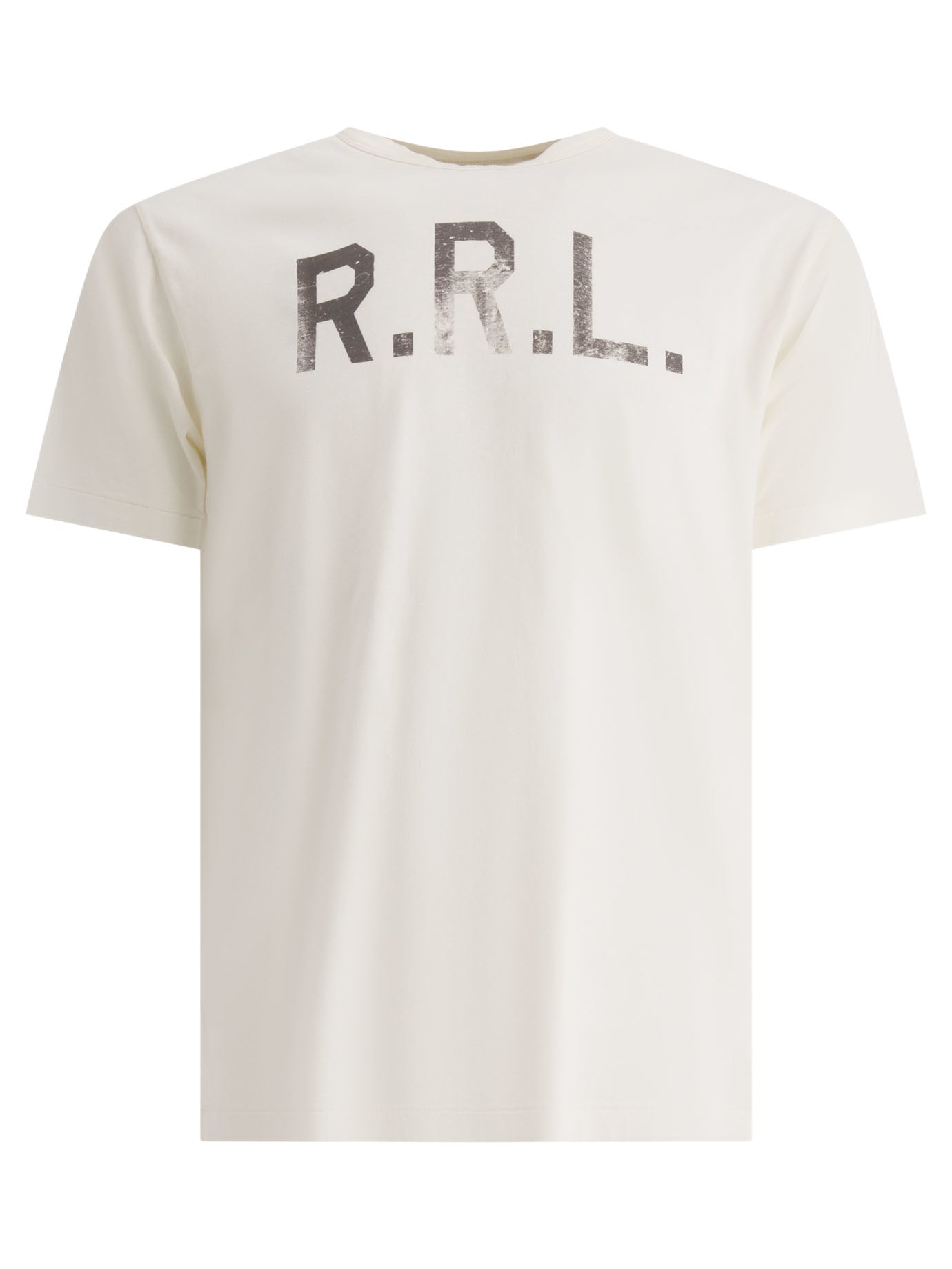 Rrl By Ralph Lauren-R. R.L. T-Shirts Bianco-Uomo