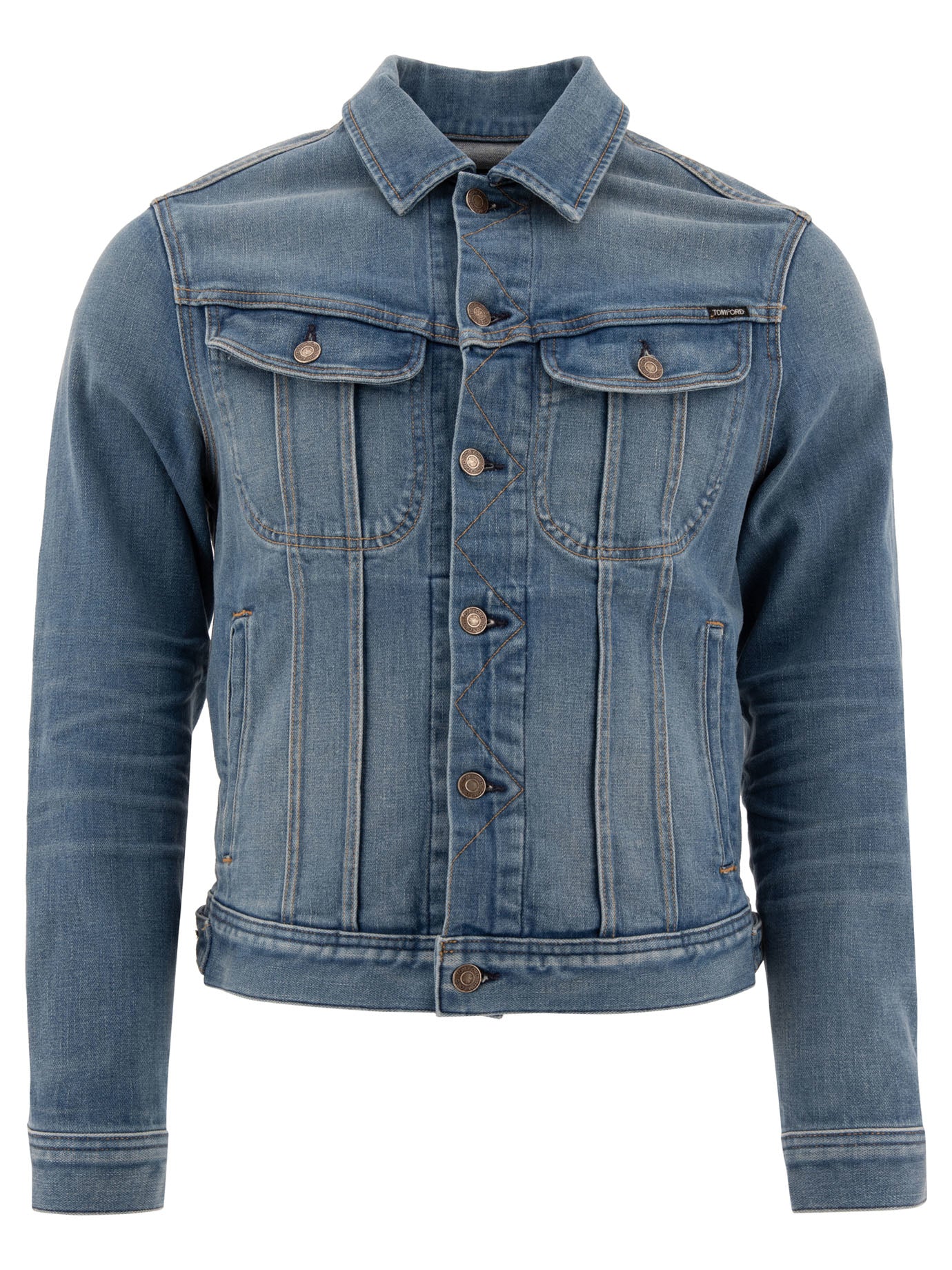 Tom Ford-Denim Jacket Giacche Blu-Uomo