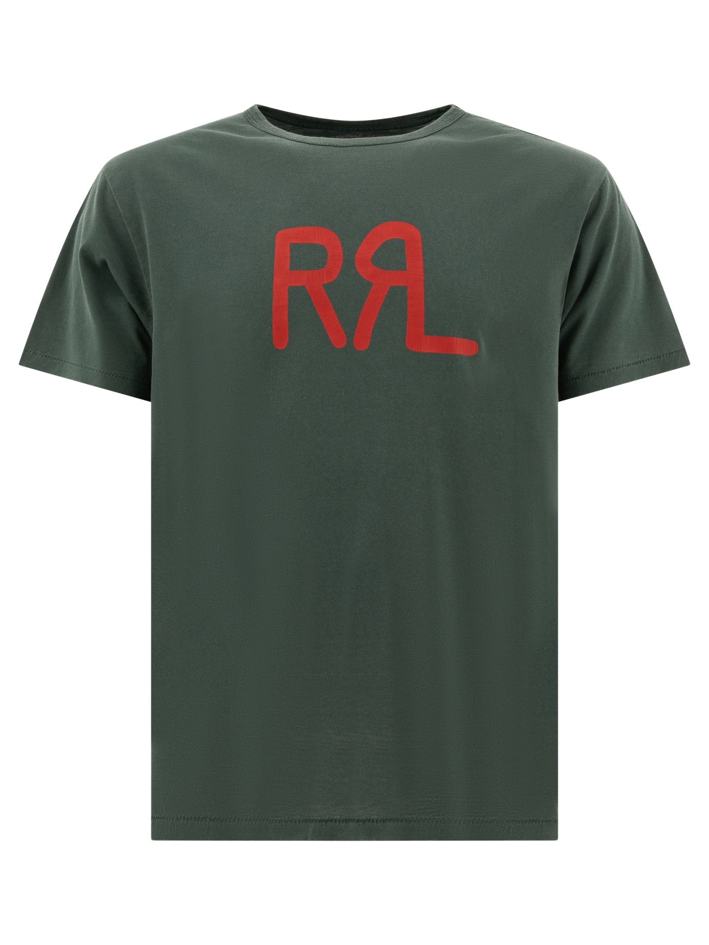 Rrl By Ralph Lauren-Rrl T-Shirts Verde-Uomo