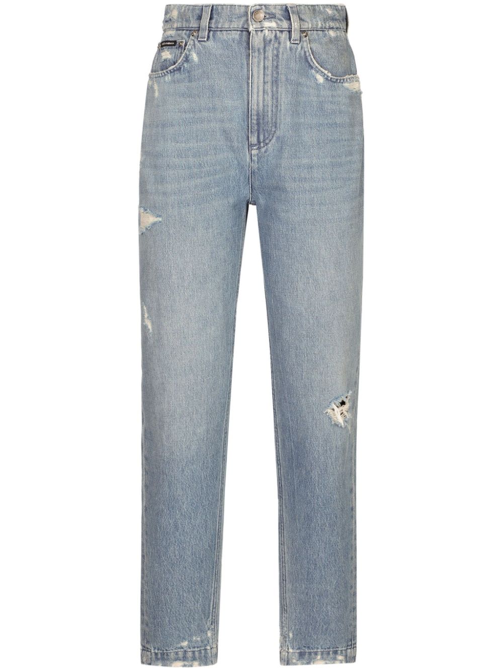 Dolce & Gabbana-Jeans con effetto vissuto-Donna