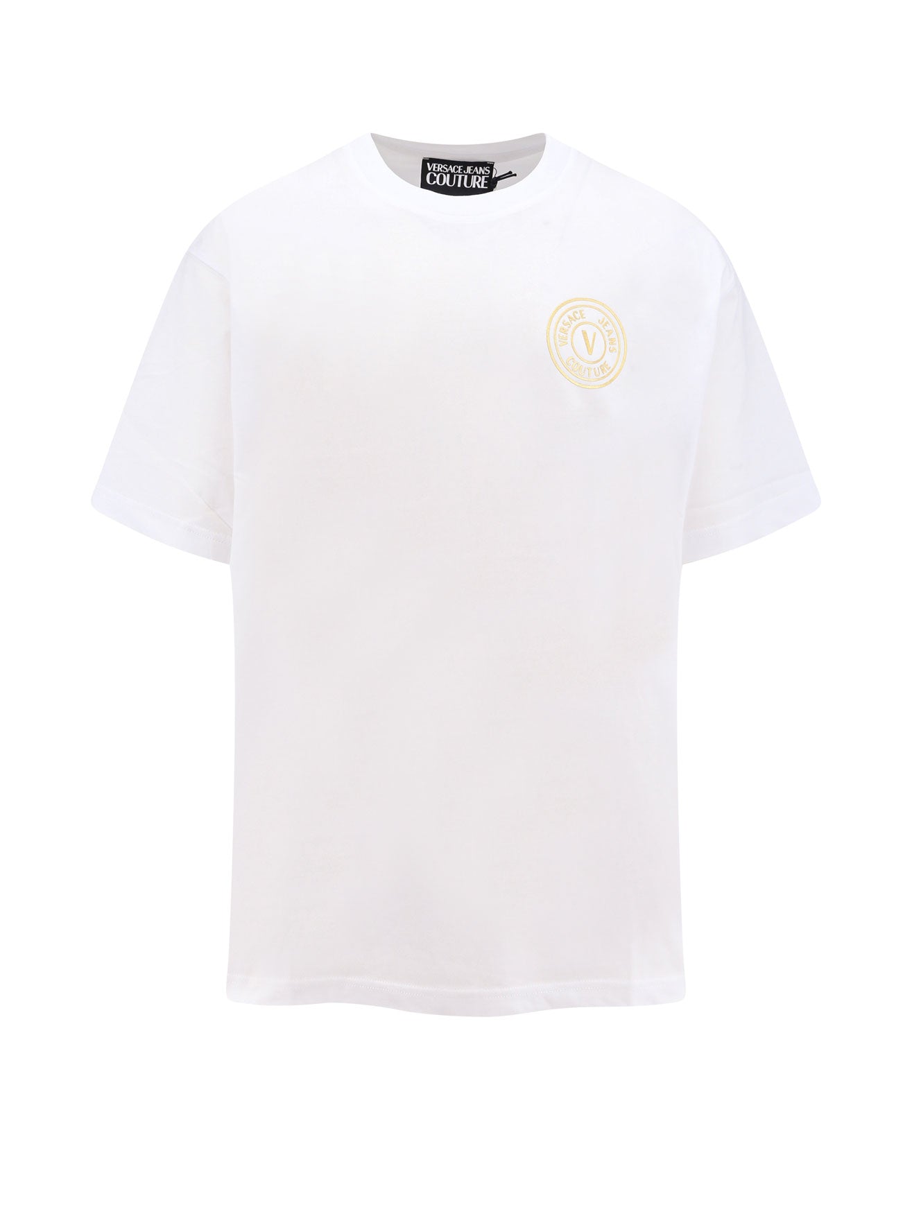 Versace Jeans-T-shirt in jersey di cotone-Uomo