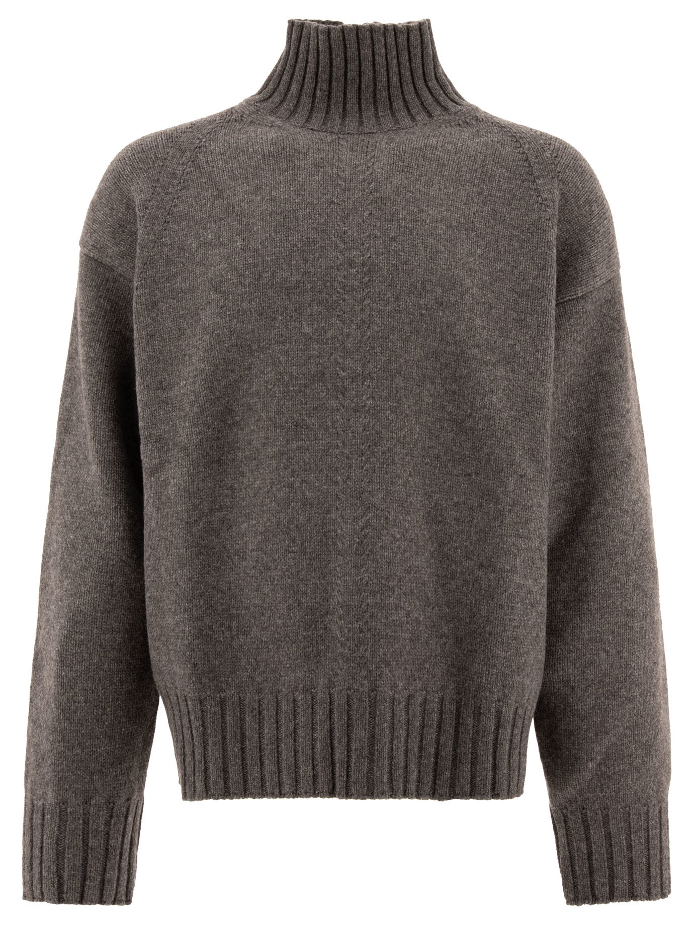 Jil Sander-Turtleneck Sweater Knitwear Grey-Uomo