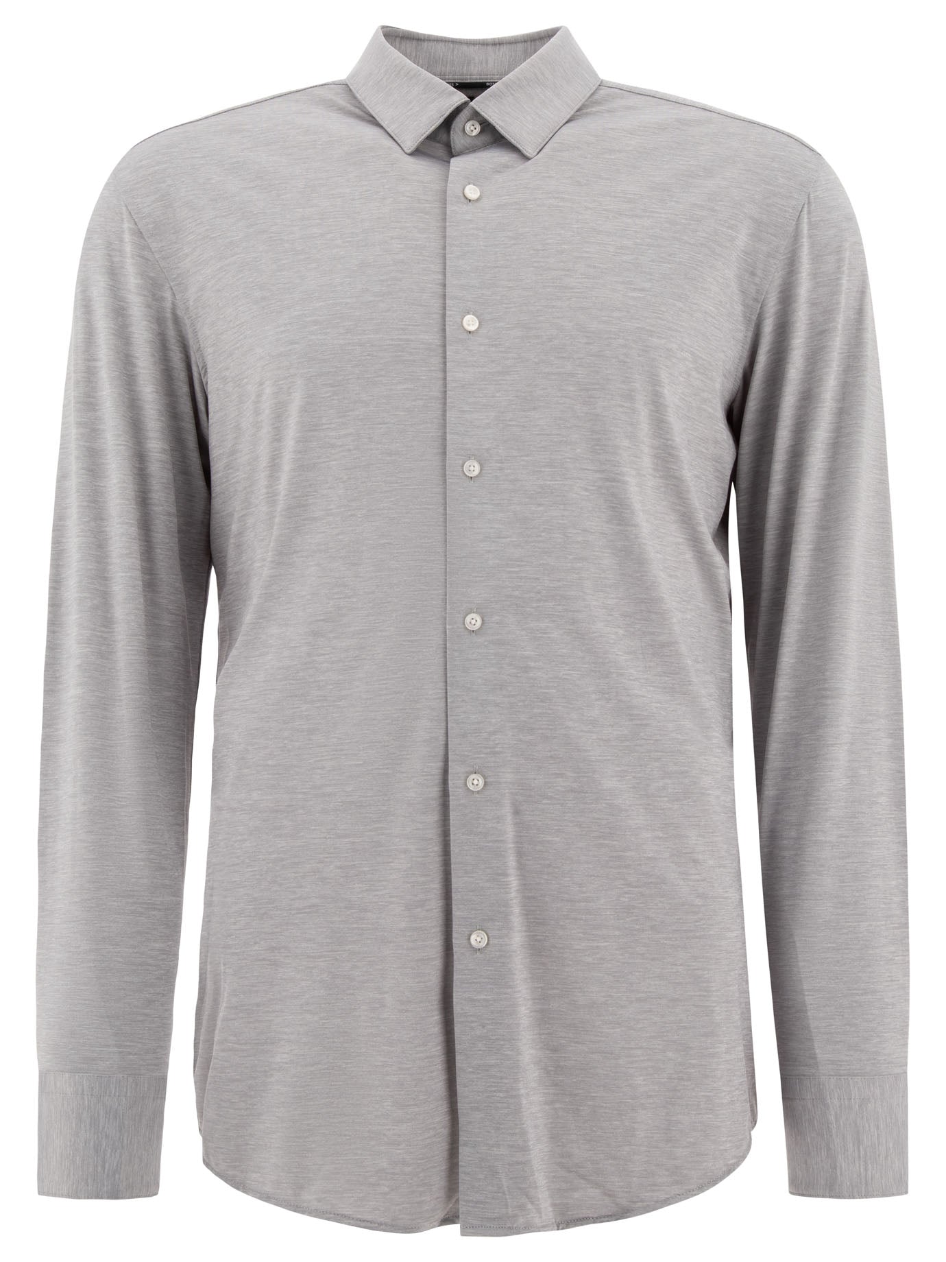 Hugo Boss-Kent Shirts Grey-Uomo