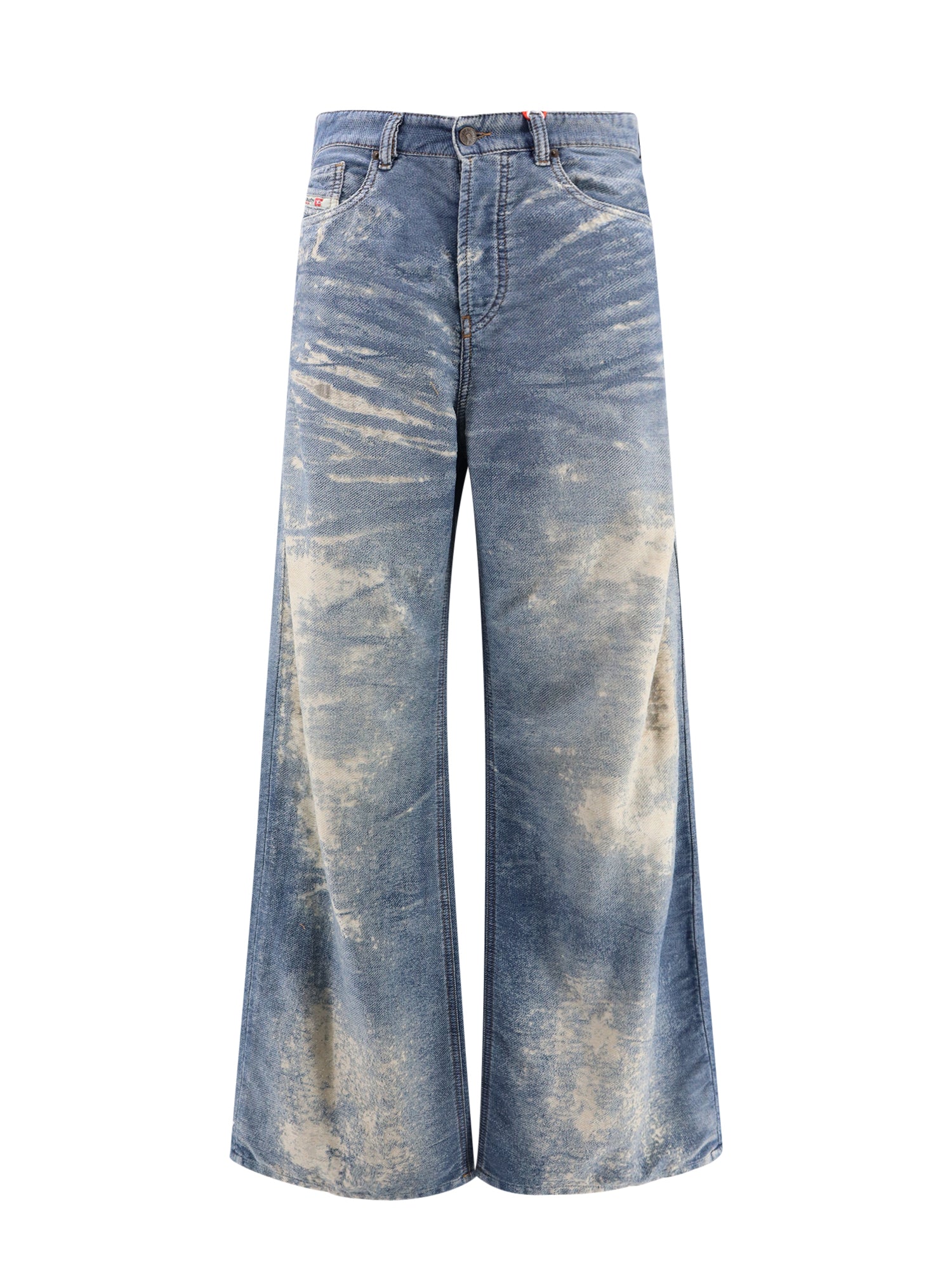 Diesel-Jeans Loose Fit in cotone Distressed-Donna