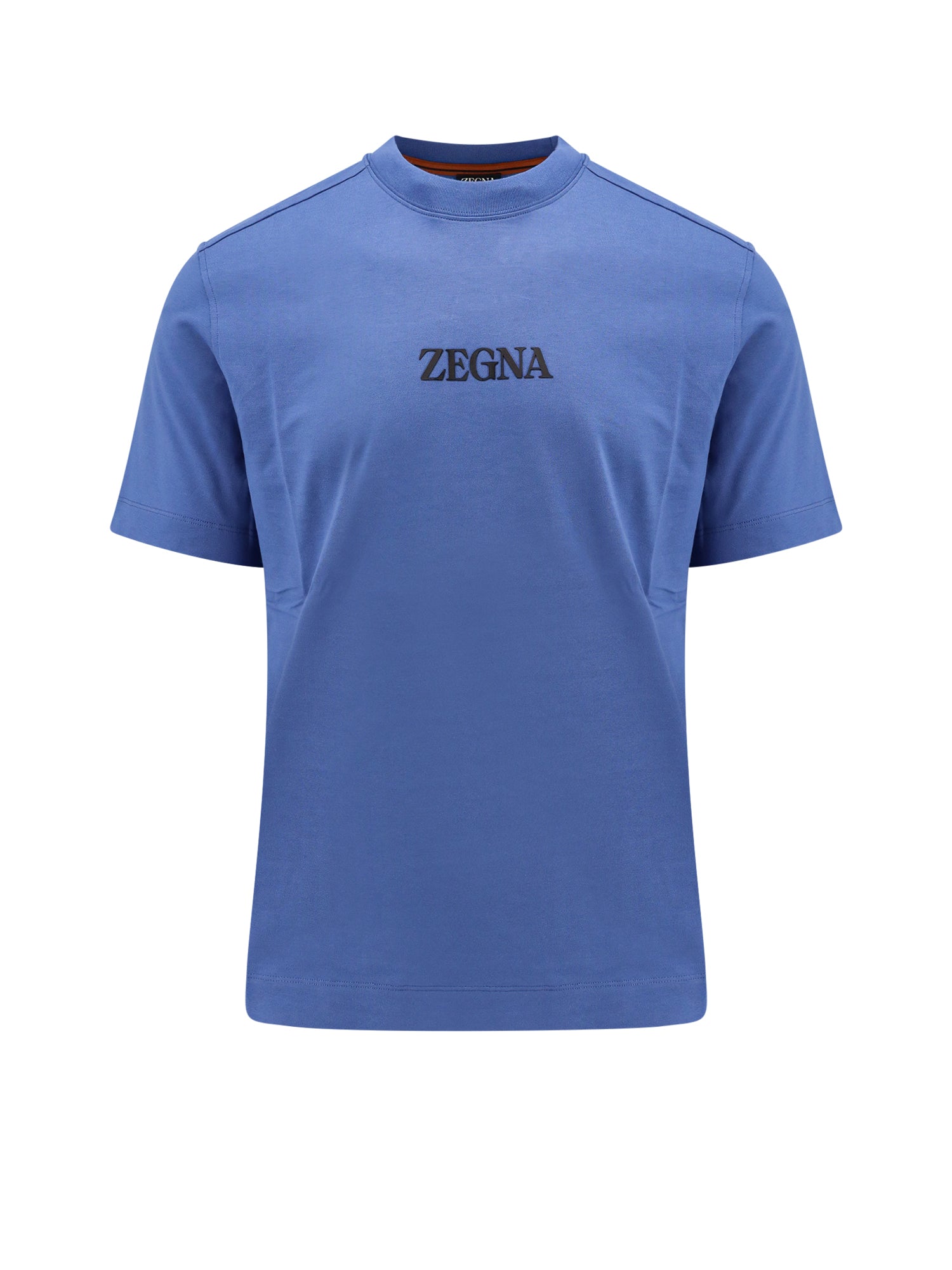 Zegna-T-shirt in cotone con stampa Zegna-Uomo