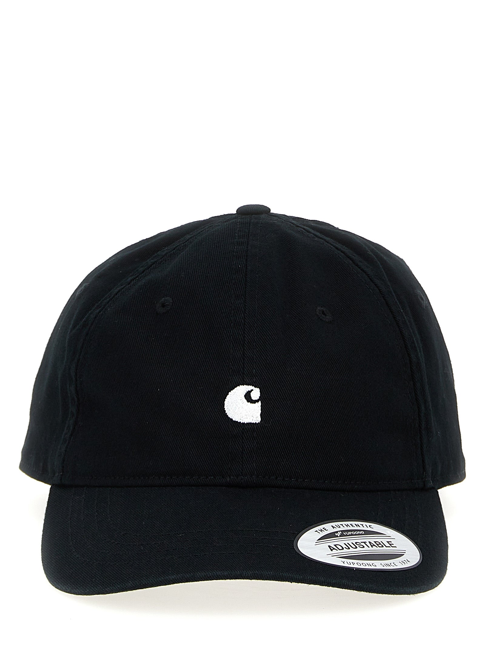 Carhartt Wip-Madison Logo Cappelli Nero-Uomo