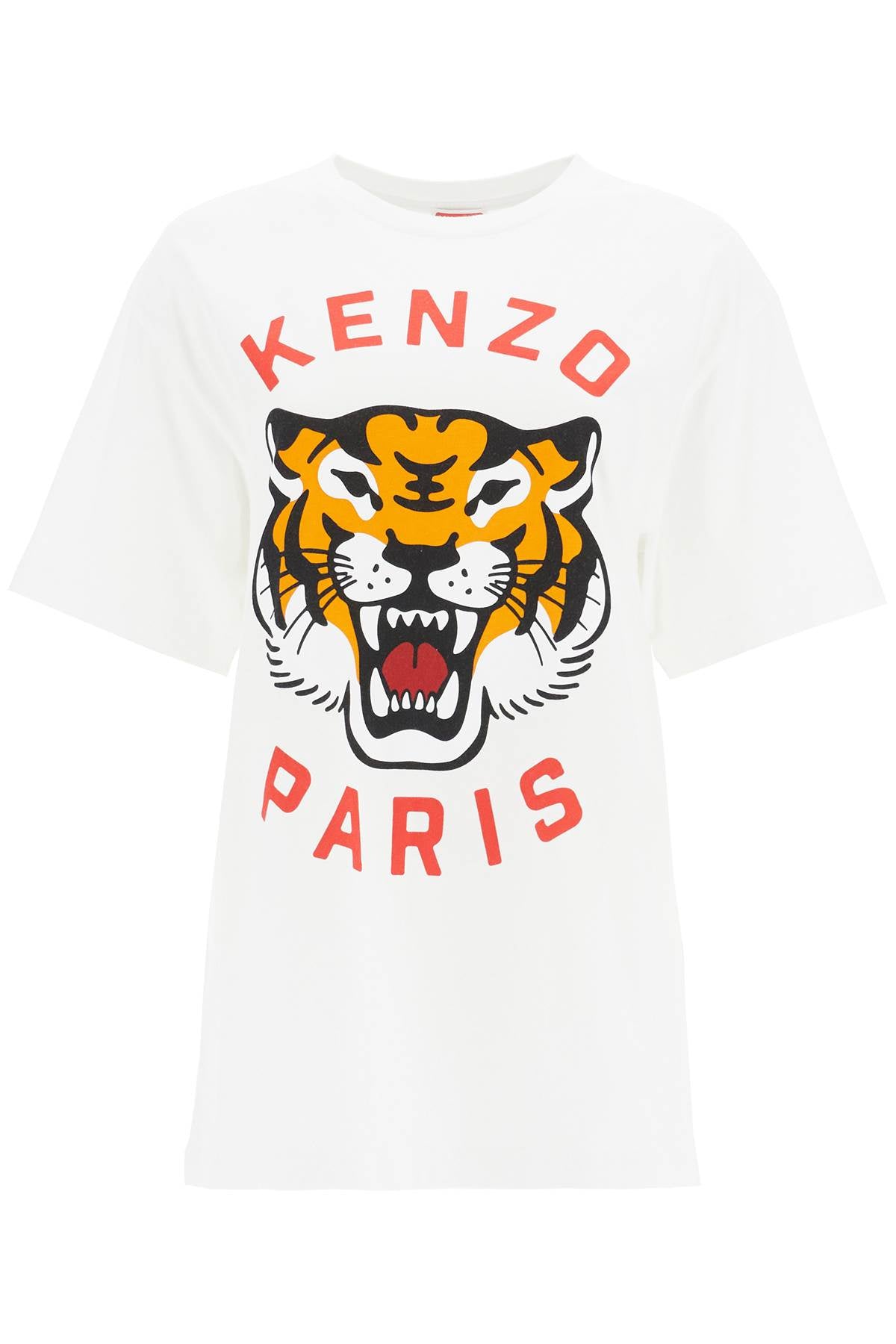 Kenzo-T Shirt Girocollo Lucky Tiger-Donna