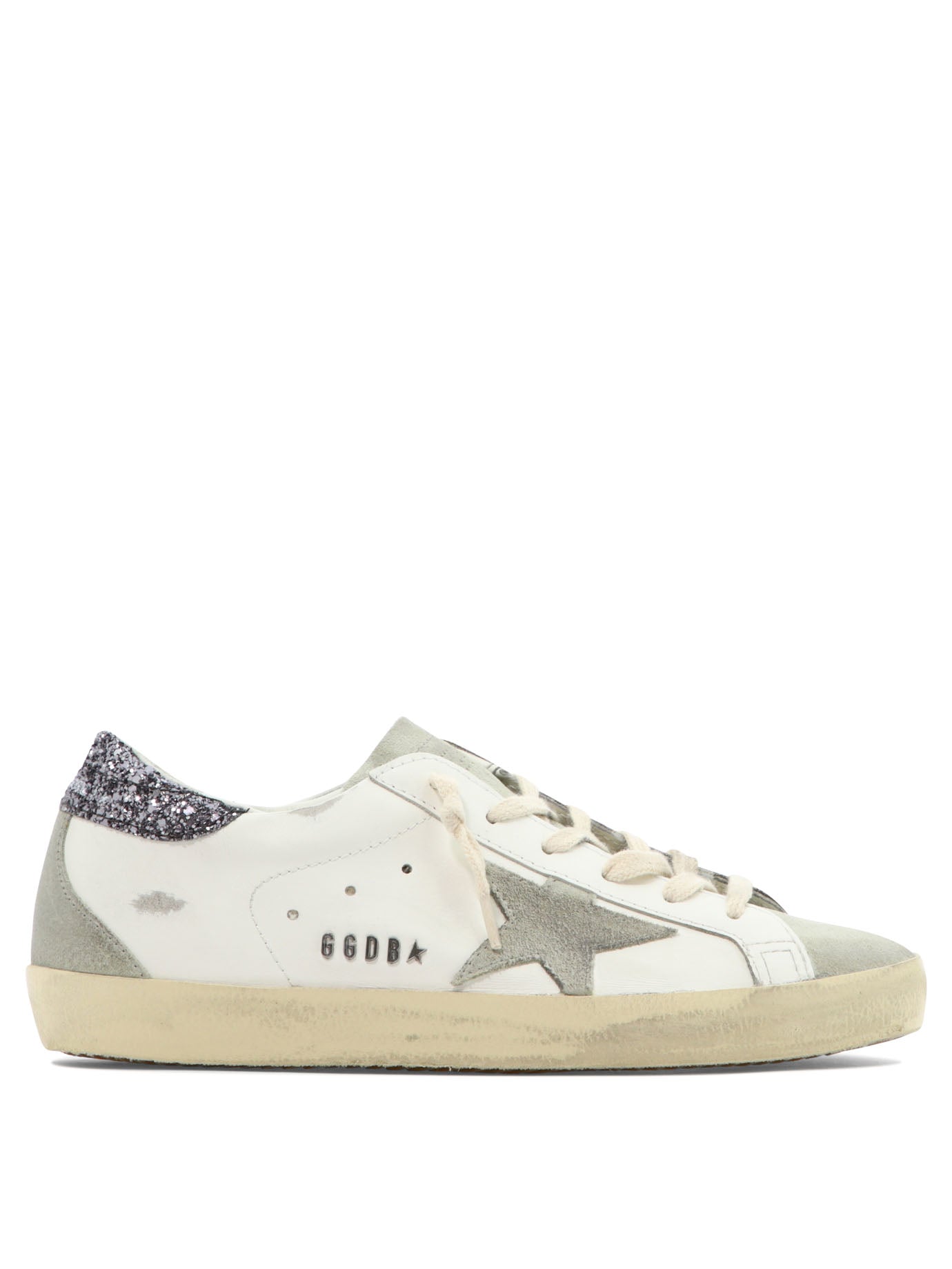 Golden Goose-Super-Star Sneakers & Slip-On Bianco-Donna