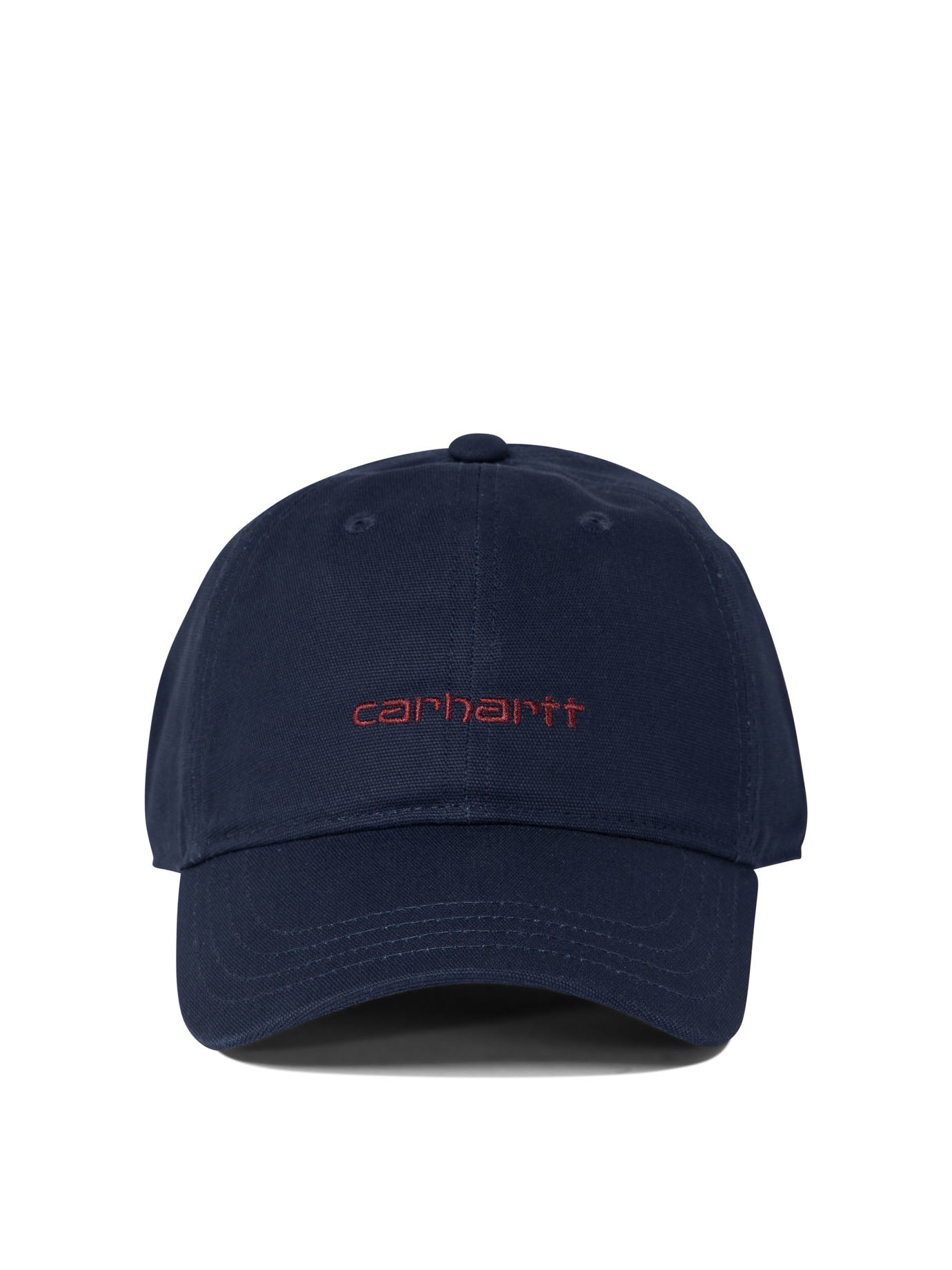 Carhartt Wip-Canvas Script Cappelli Blu-Uomo