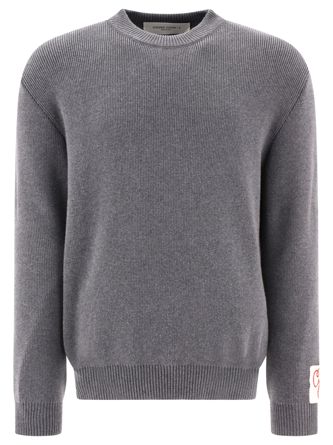 Golden Goose-Davis Knitwear Grey-Uomo